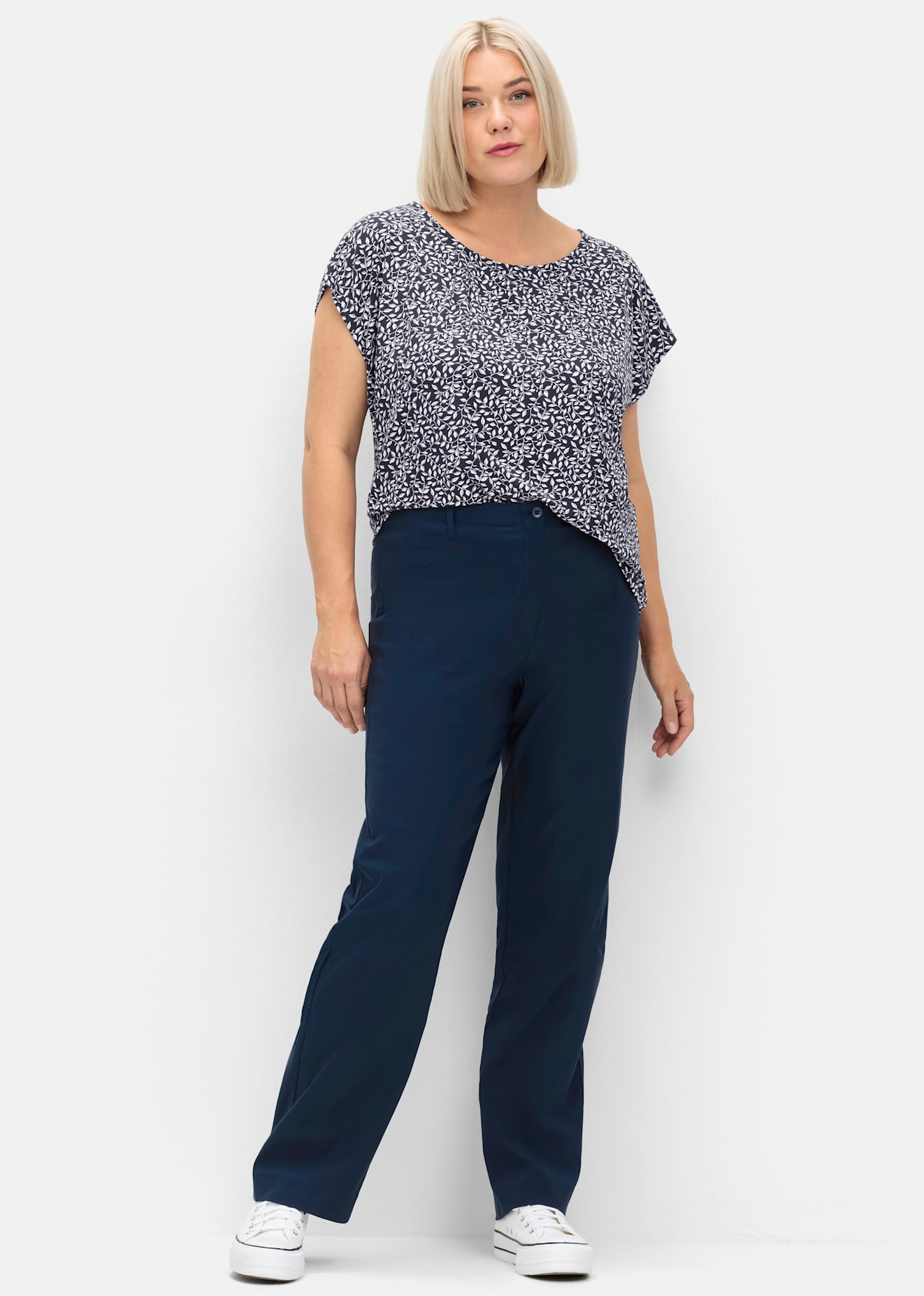 Sheego Kurzarmshirt "Kurzarmshirt", 1 Stk. günstig online kaufen