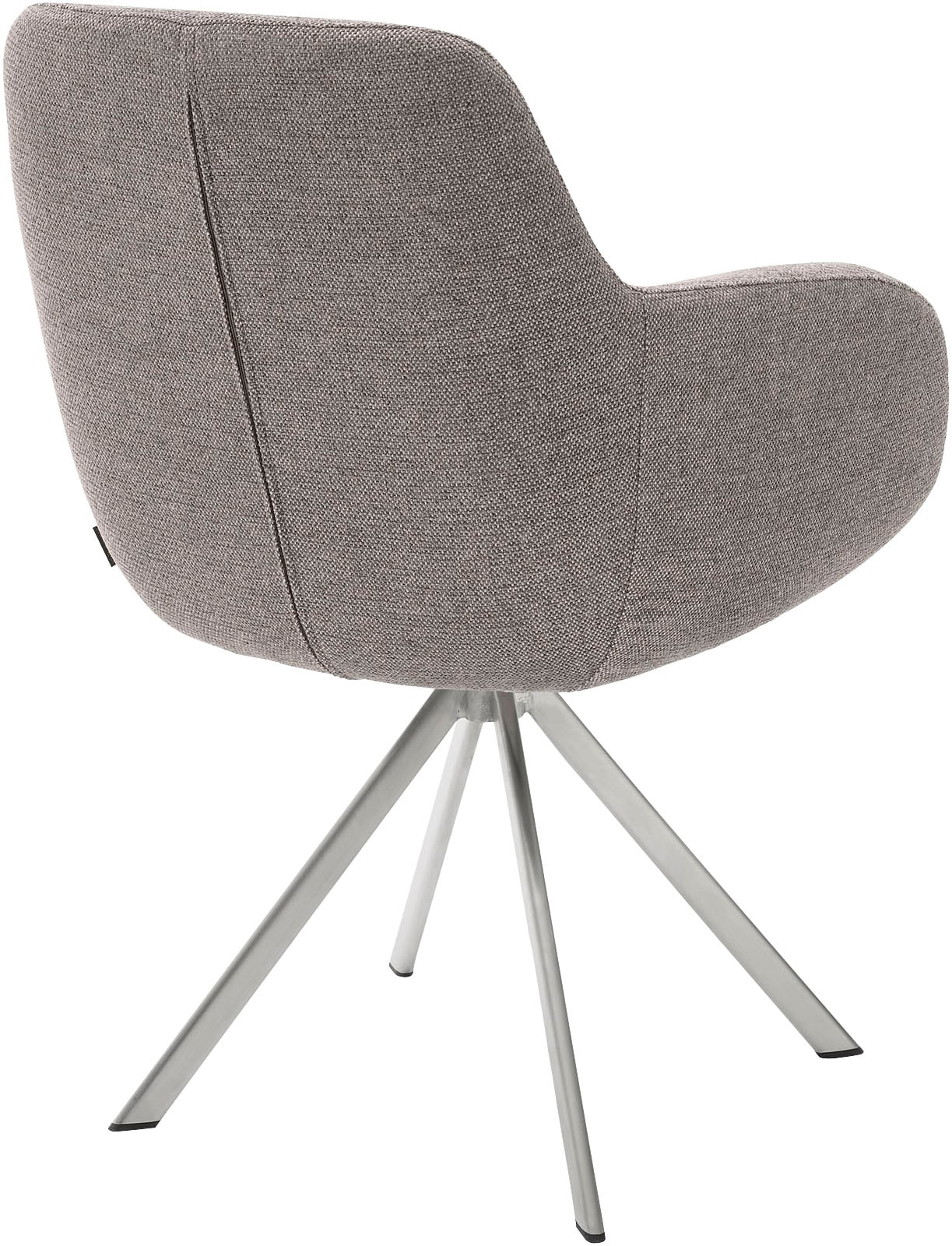 Musterring Esszimmerstuhl »Tavia«, (Set), 2 St., Chenille, Stativgestell Edelstahl, wahlweise mit Drehfunktion, diverse Farben