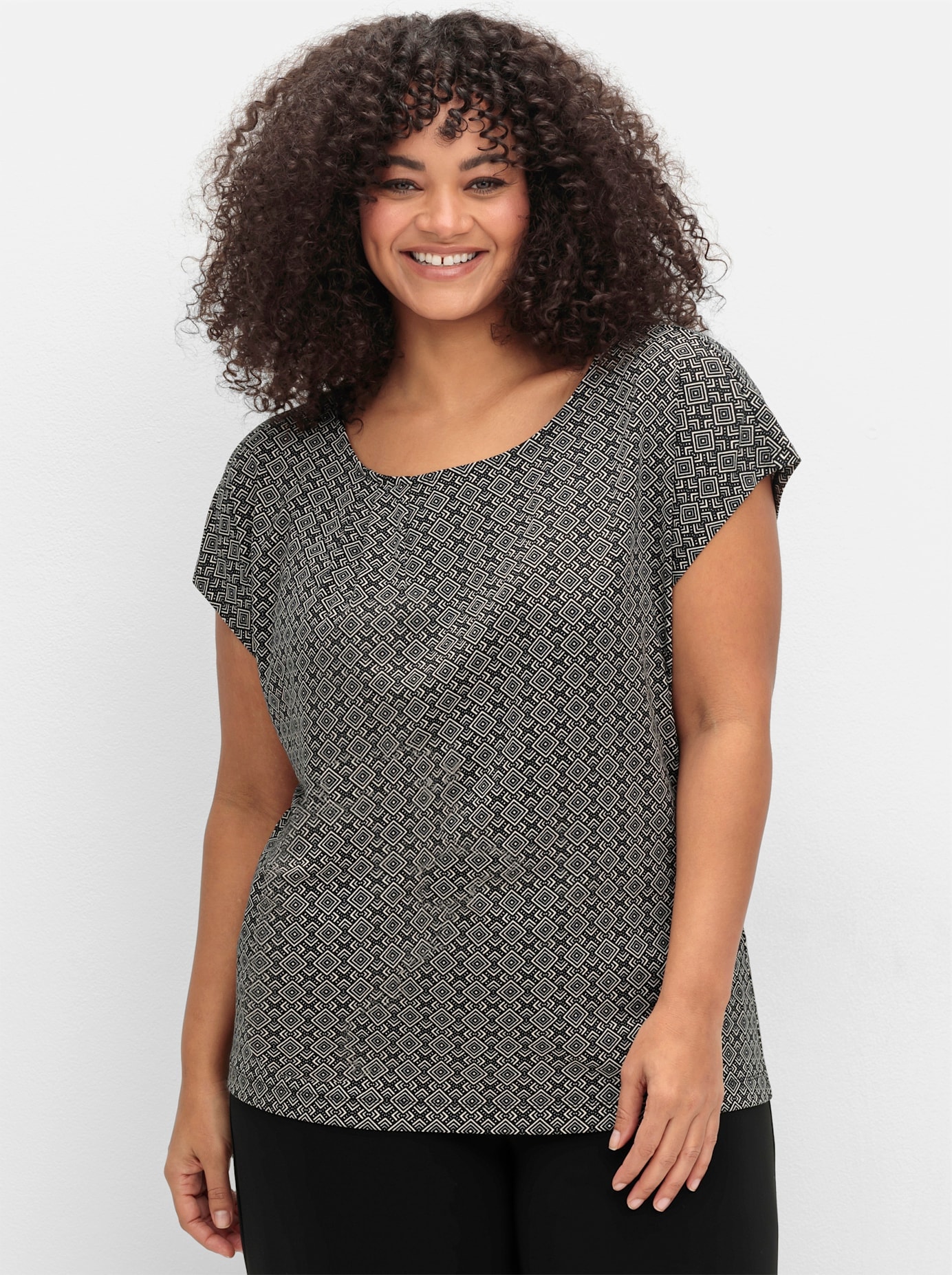 Sheego T-Shirt "Kurzarmshirt", (1 tlg.) günstig online kaufen