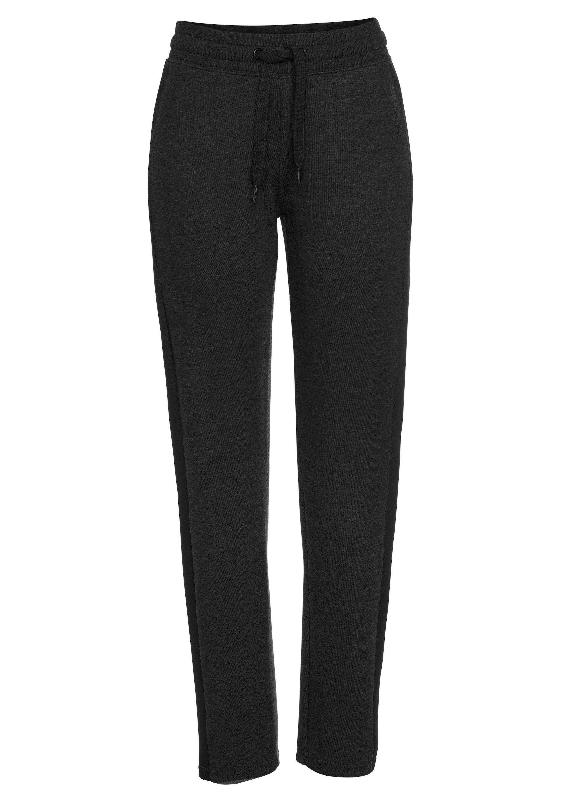 Bench. Loungewear Loungehose, mit Seitenstreifen und geradem Bein, Loungewear