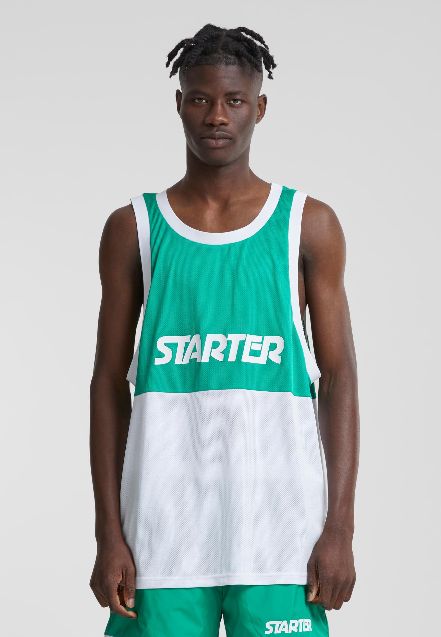 Starter Black Label Tanktop »Starter Black Label Herren Starter Split Mesh Tank Top«, (1 tlg.)