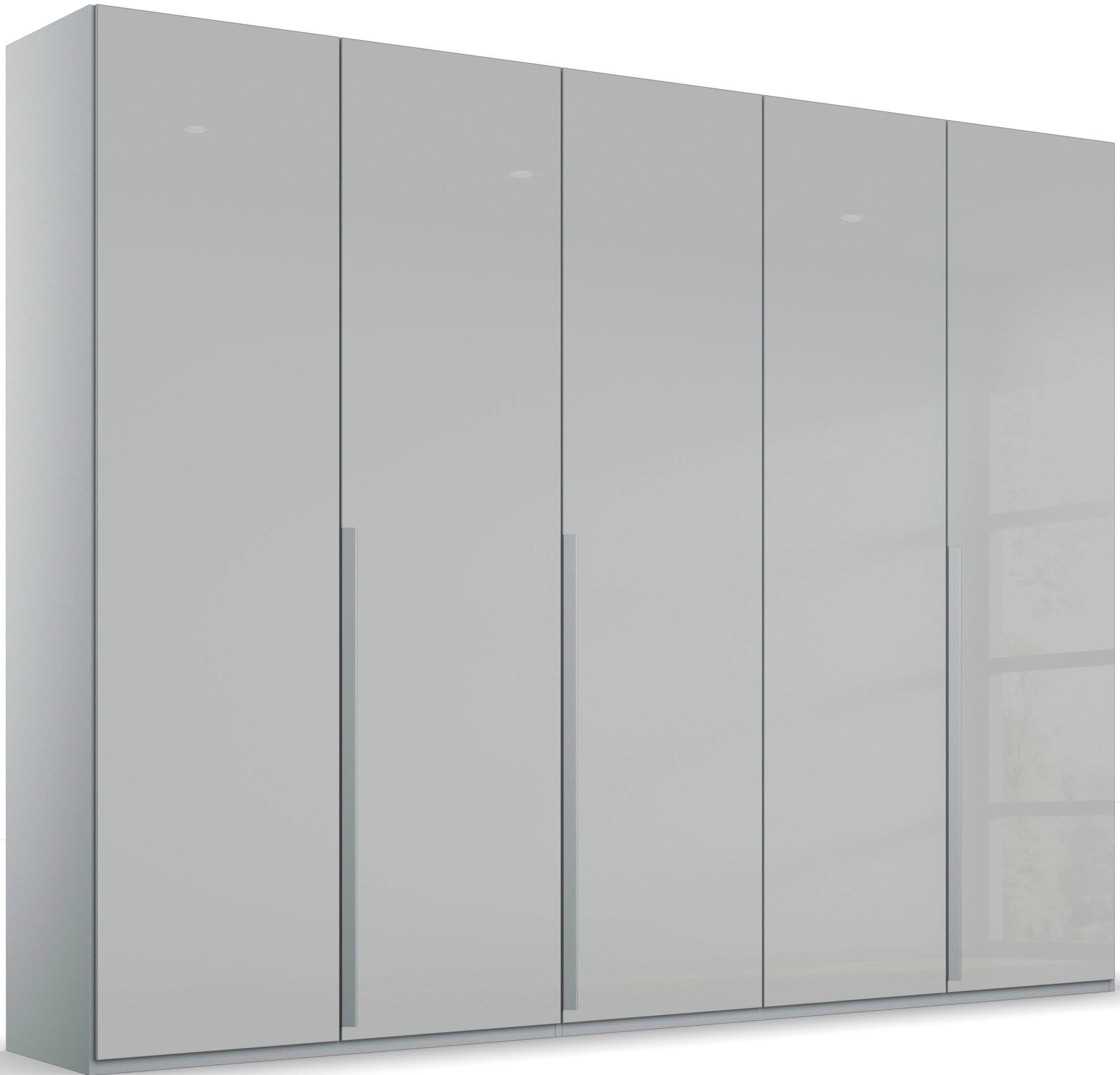 rauch Drehtürenschrank "Kleiderschrank Schrank Garderobe Wäscheschrank PURISMA Glasfront" in den Breiten 151/201/251/301 cm, inkl. SOFT-CLOSE-FUNKTION, schlichte Eleganz, mit umfangreicher Innenausstattung MADE IN GERMANY