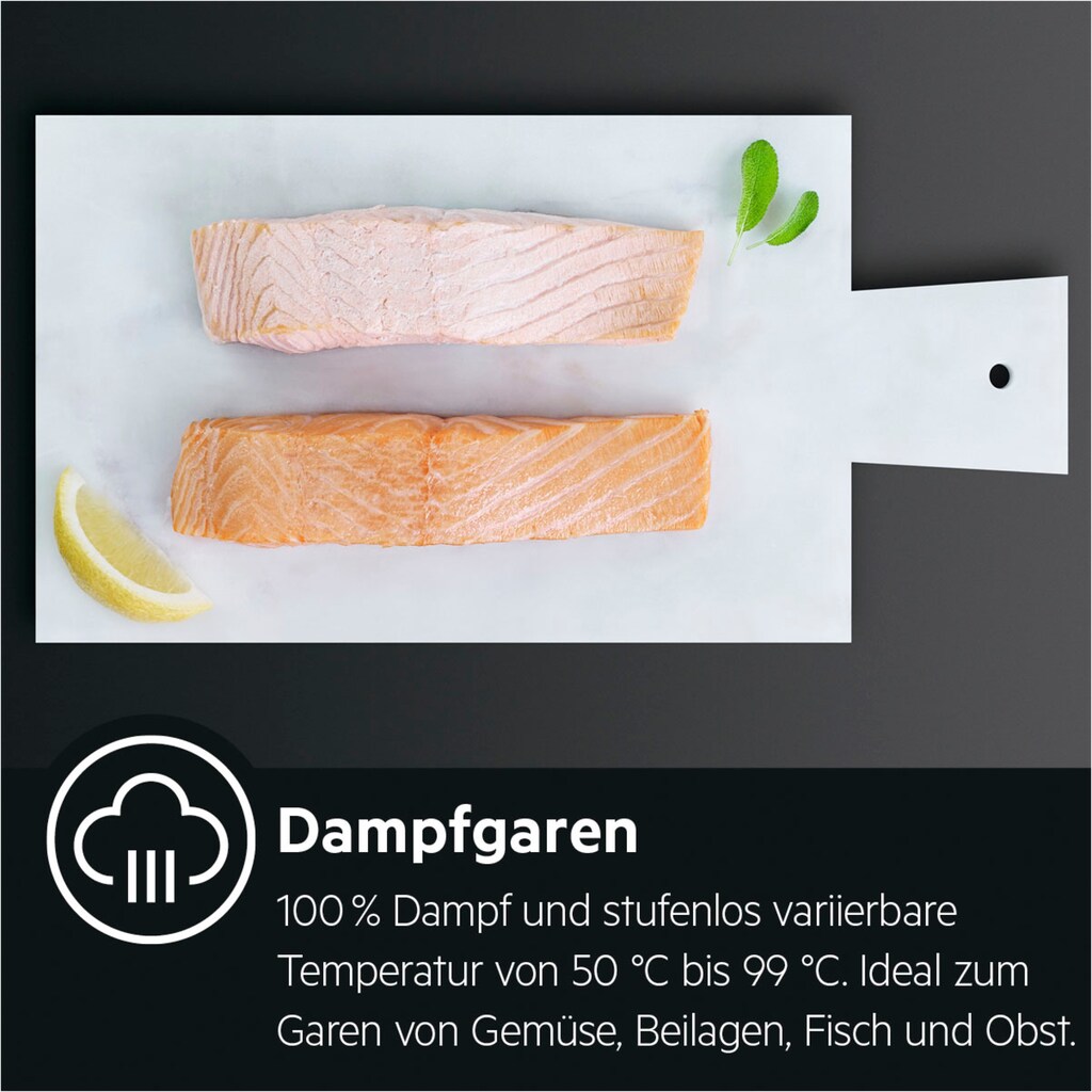 AEG Dampfbackofen »BSE682020M«, BSE682020M 944187704, mit Vollauszug, Steam Clean