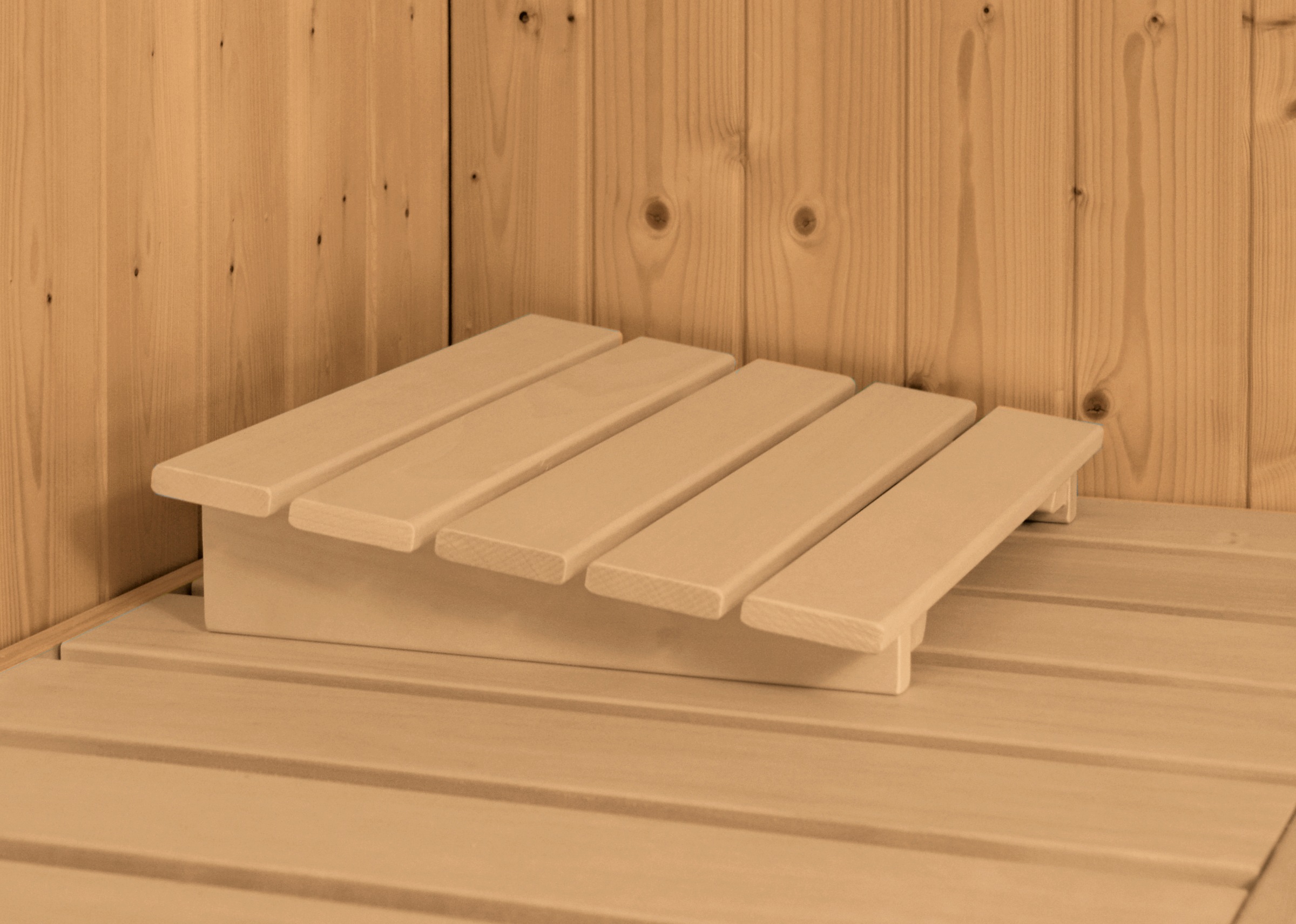 Karibu Sauna »Nanna«, (Set), 3,6-kW-Plug & Play Ofen mit externer Steuerung