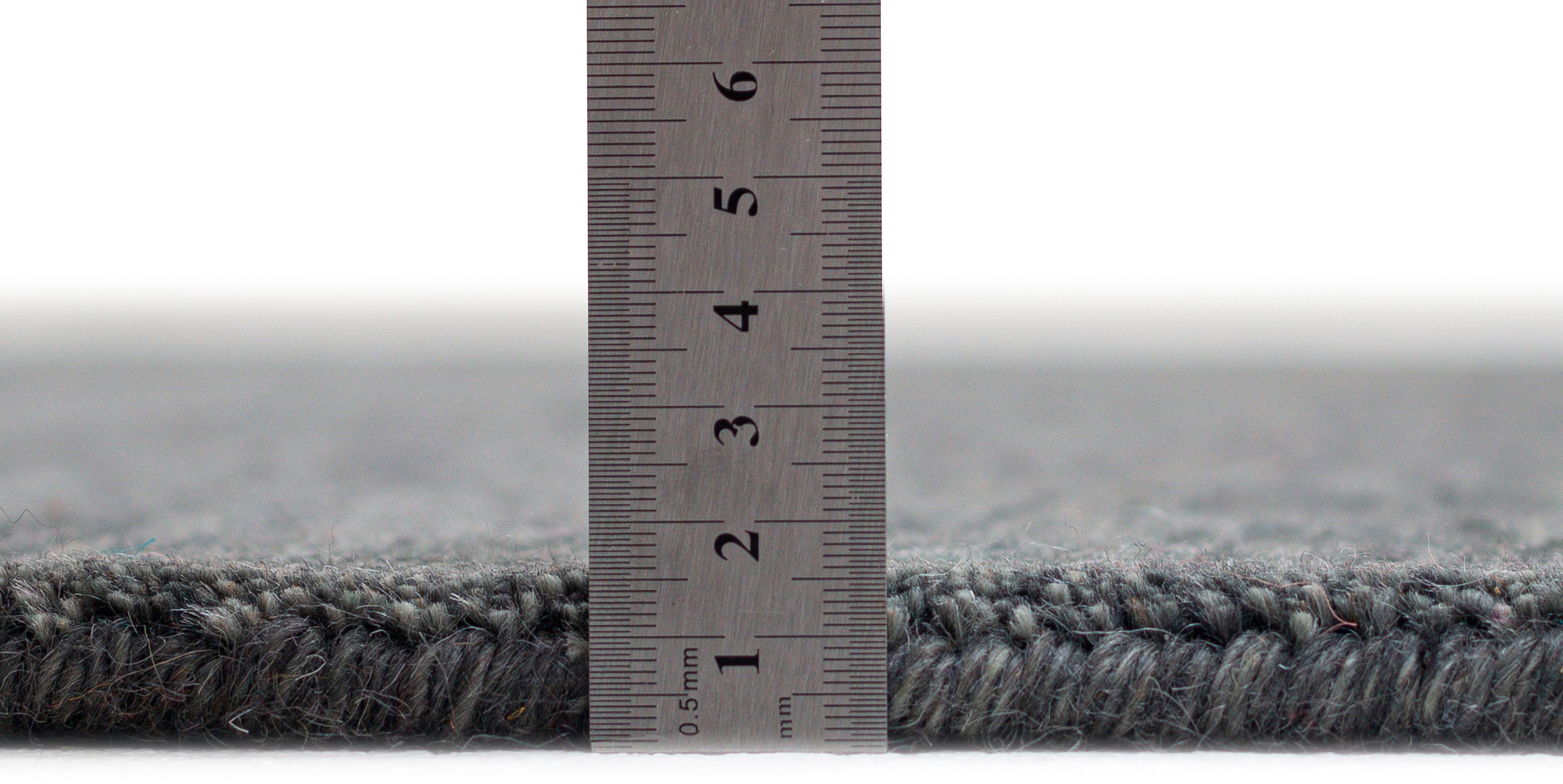 Sansibar Wollteppich »List«, rechteckig, 13 mm Höhe, Kurzflor, Handweb Teppich, meliert, reine Wolle, handgewebt