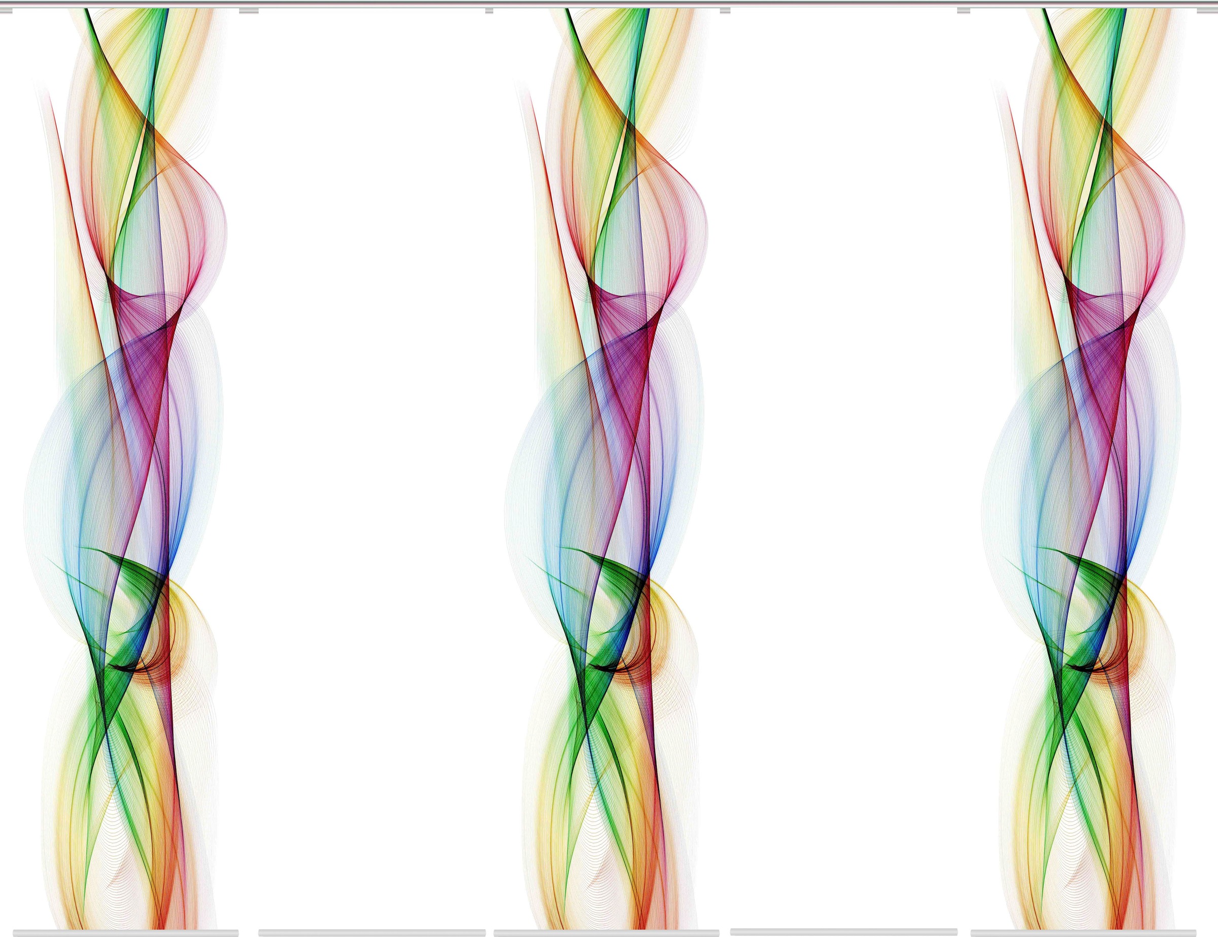 Thumbnail - HOME WOHNIDEEN Schiebegardine "BOLGE" Paneelwagen 1 Stk. tlg. DIGITALDRUCK