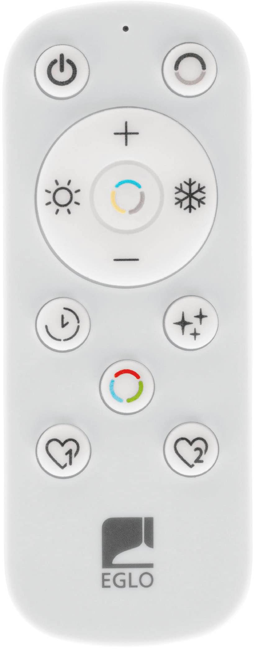 EGLO Deckenleuchte »Loretello Deckenlampe, Wohnzimmerlampe, Metall und Kunststoff, Lampe« LED-Modul 1 Stk. Kaltweiß | Neutralweiß | Warmweiß Wand-/Deckenleuchte - H7,5 x Ø35 cm - schwarz - 12W inkl.