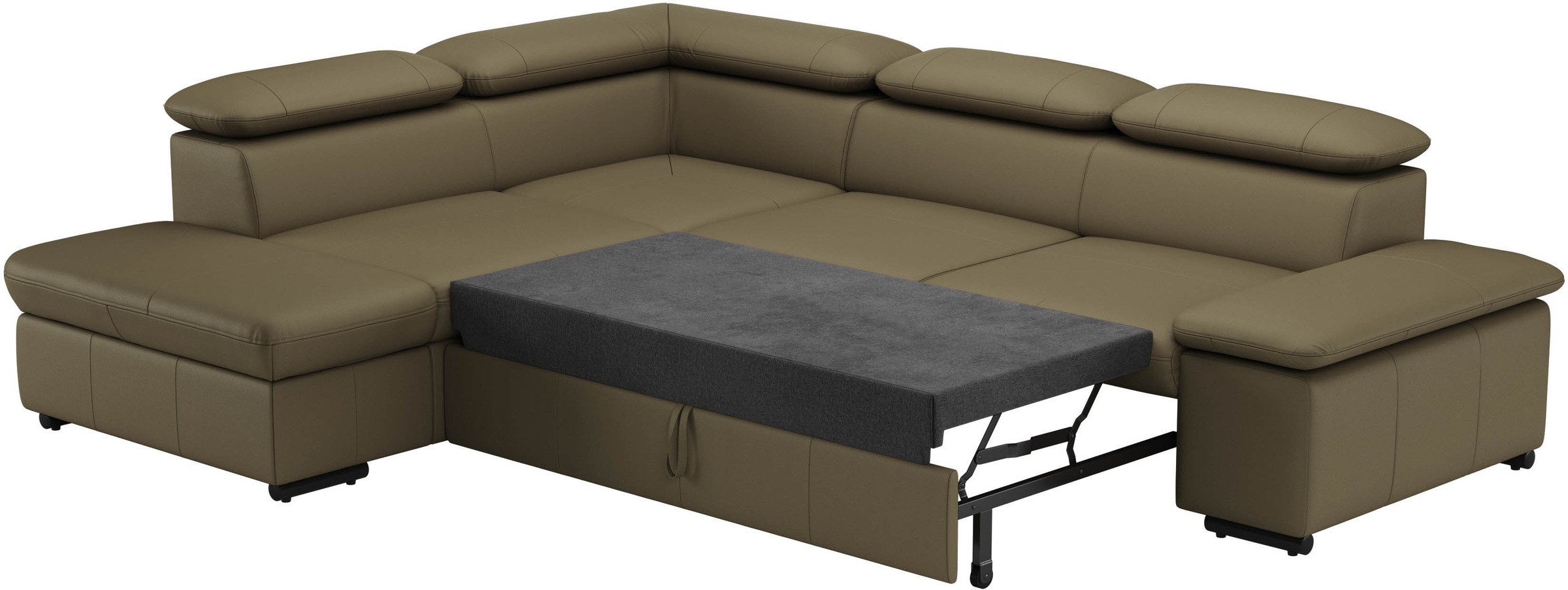sit&more Ecksofa »Alcudia L-Form«, mit Armteilverstellung, optional Kopfteilverstellung und Bettfunktion