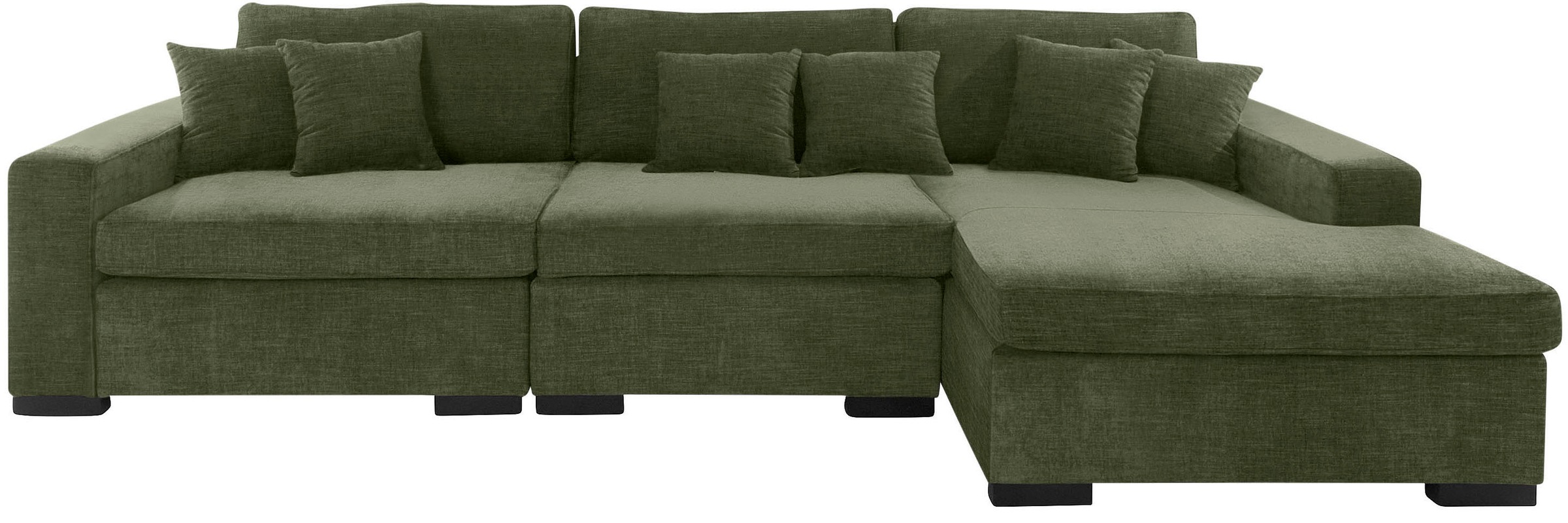 Home affaire Ottomane "Skara L-Form", Lounge-Sofa mit Federkernpolsterung, günstig online kaufen