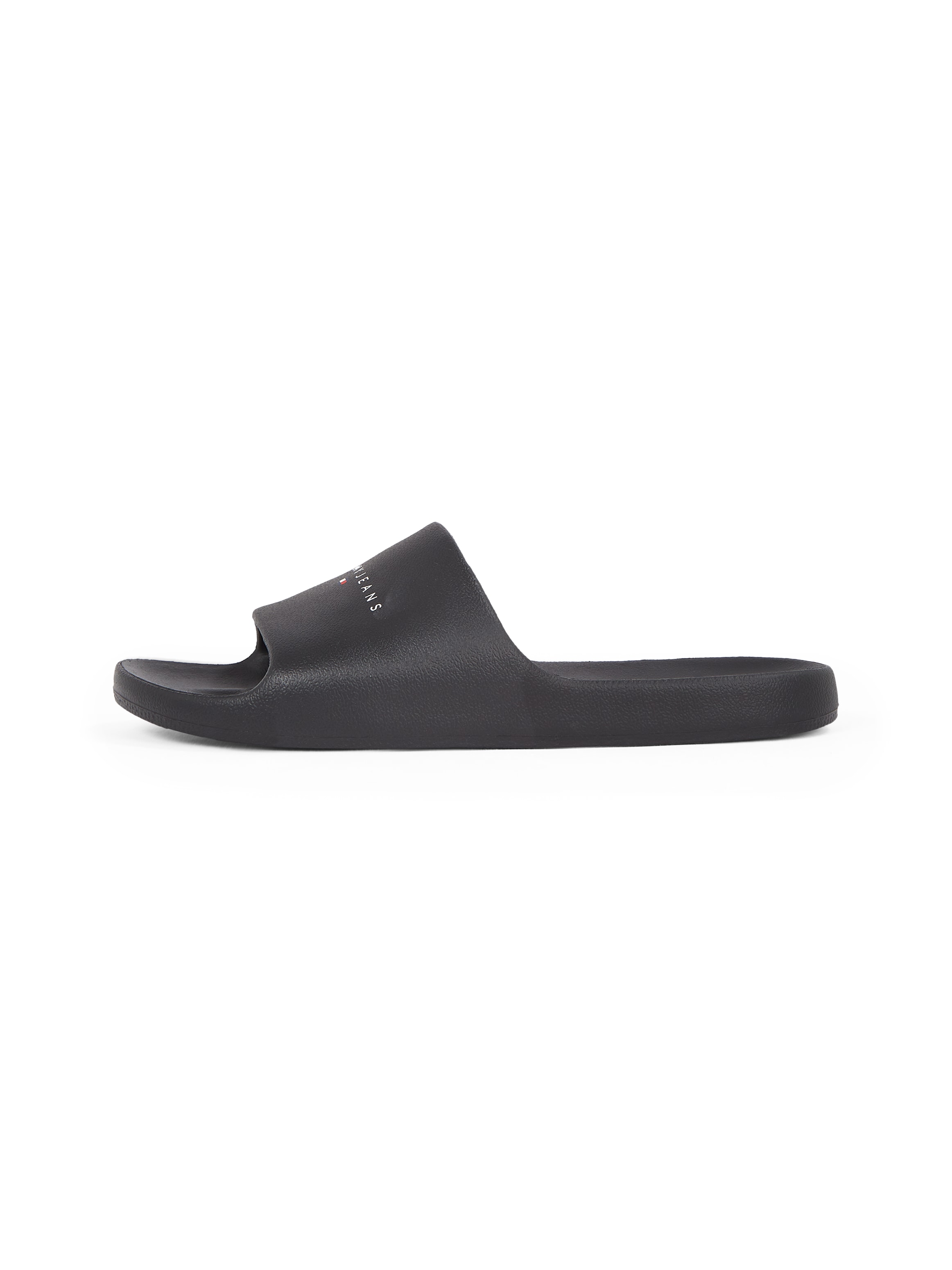 Tommy Jeans Pantolette »TJM BASIC SANDAL«, Schlupfschuh, Sommerschuh, Bequemschuh mit Logoschriftzug