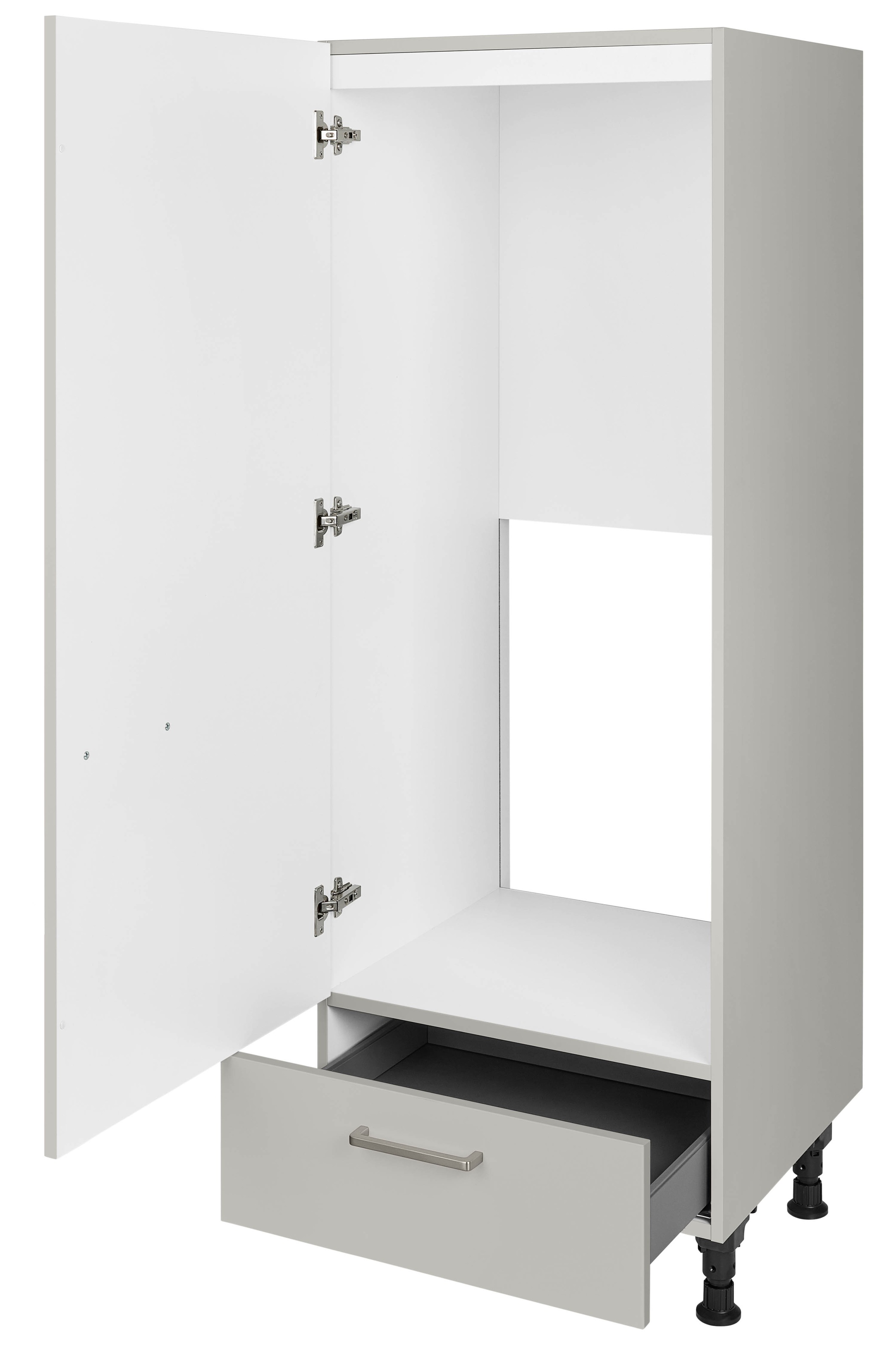 nobilia® Kühlumbauschrank »"Touch", Ausrichtung wählbar, mit Schubkasten,«, vormontiert, Breite/Höhe: 60/167,8 cm