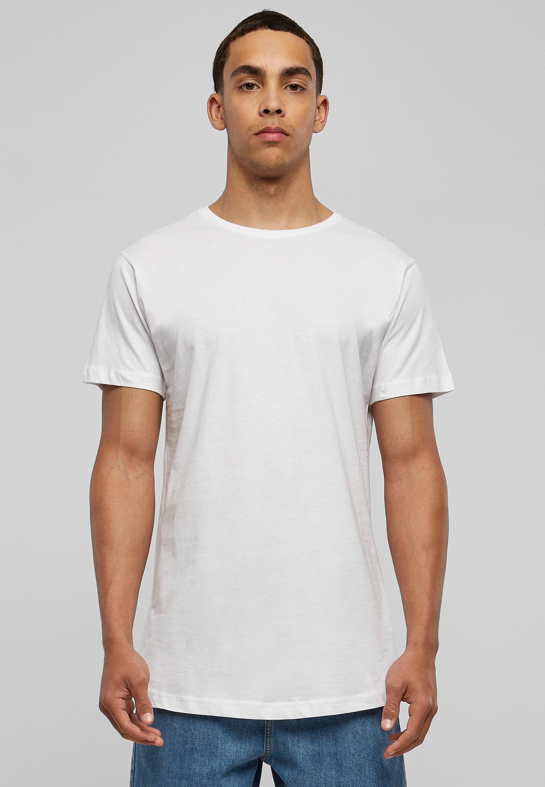 URBAN CLASSICS Kurzarmshirt »Urban Classics Herren Shaped Long Tee«, (1 tlg.)