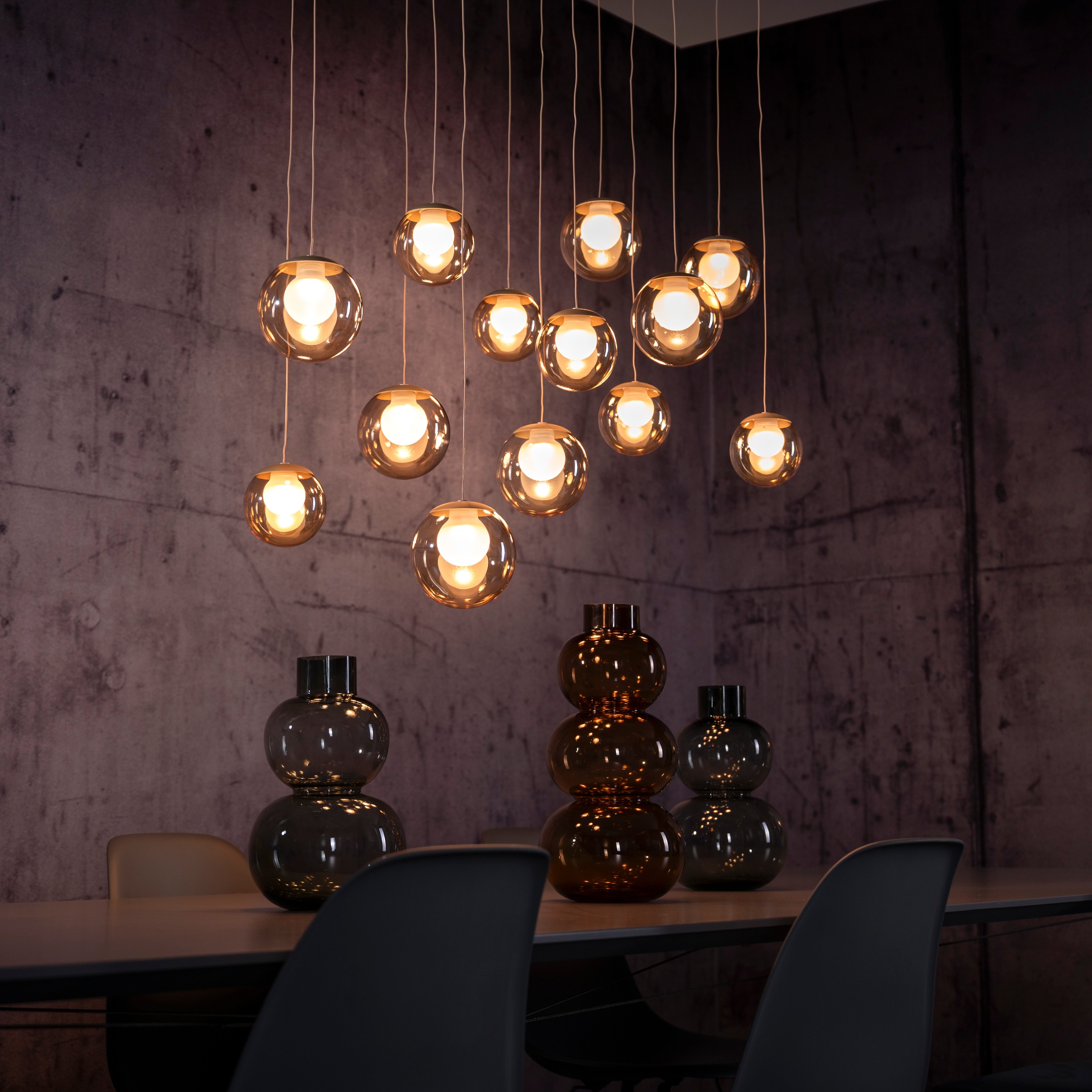 Neuhaus PURE LED Pendelleuchte »PURE Popup« LED-Board 1 Stk. warmweiß - kaltweiß Comfort Lift, CCT, dimmbar über Fernbedienung