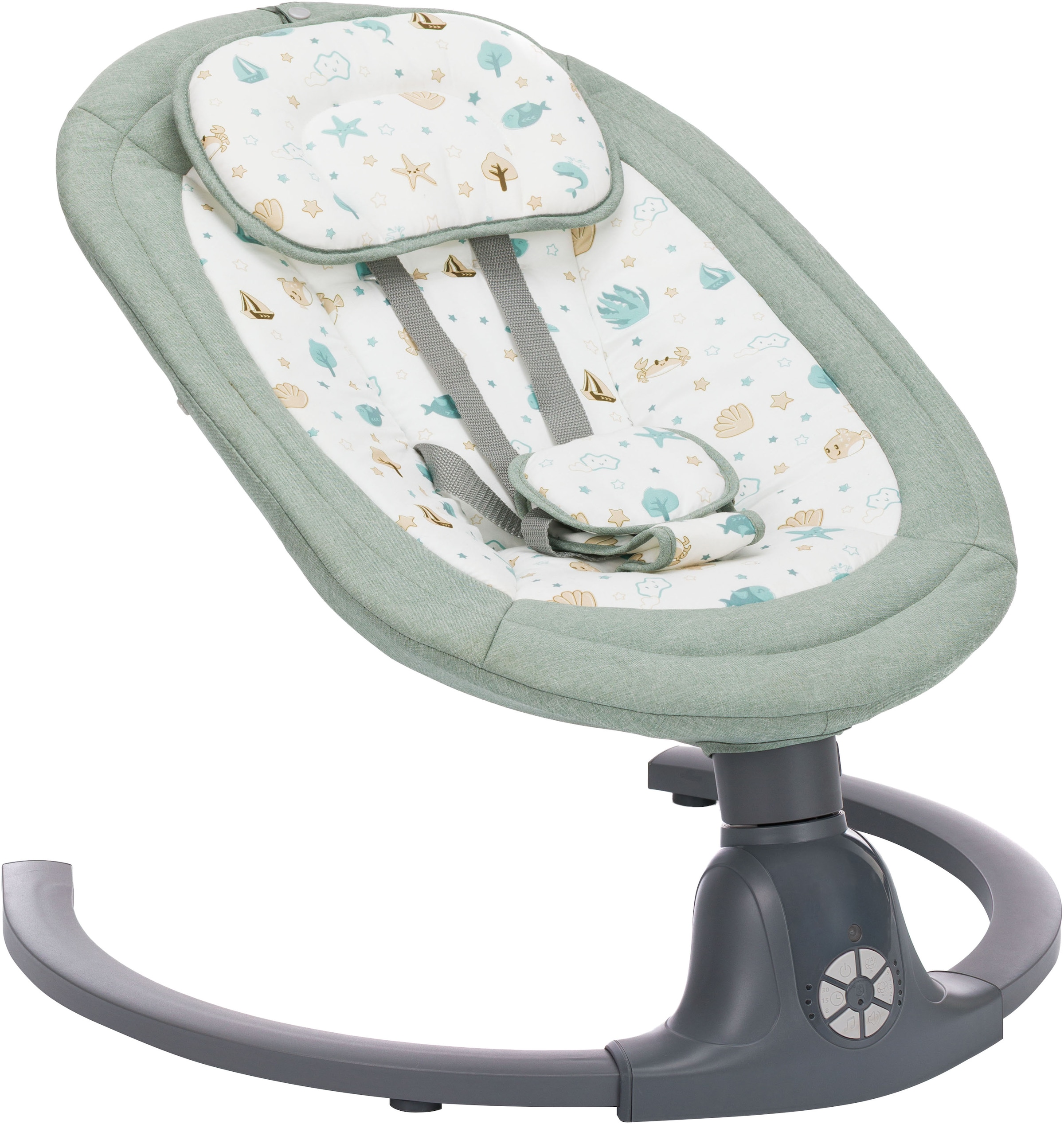 Fillikid Babywippe "Stella" bis 9 kg elektrisch; intelligente KI-Bewegungserkennung