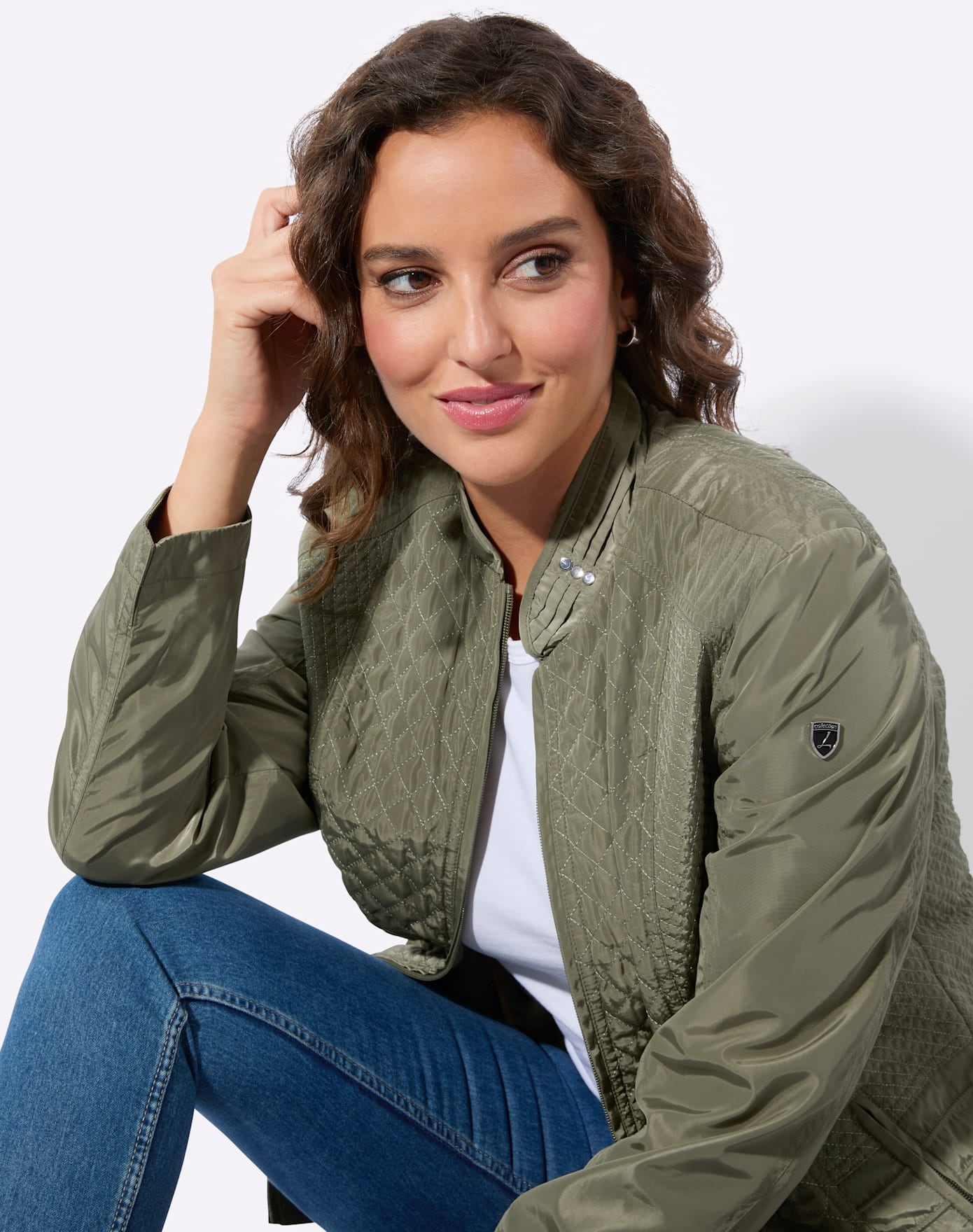 Casual Looks Steppjacke ohne Kapuze