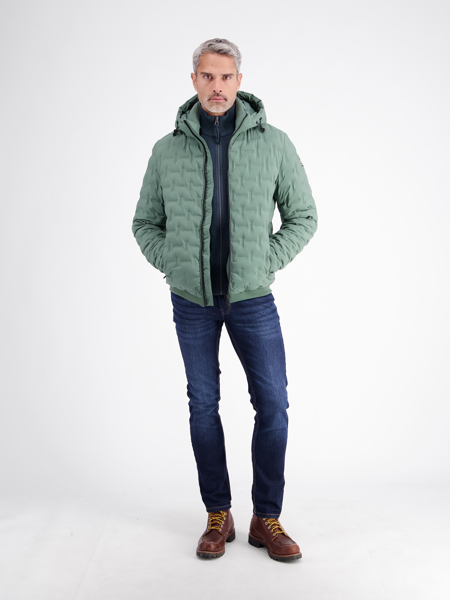 LERROS Strickjacke »Strickjacke im Casual-Stil aus hochwertiger Baumwolle«