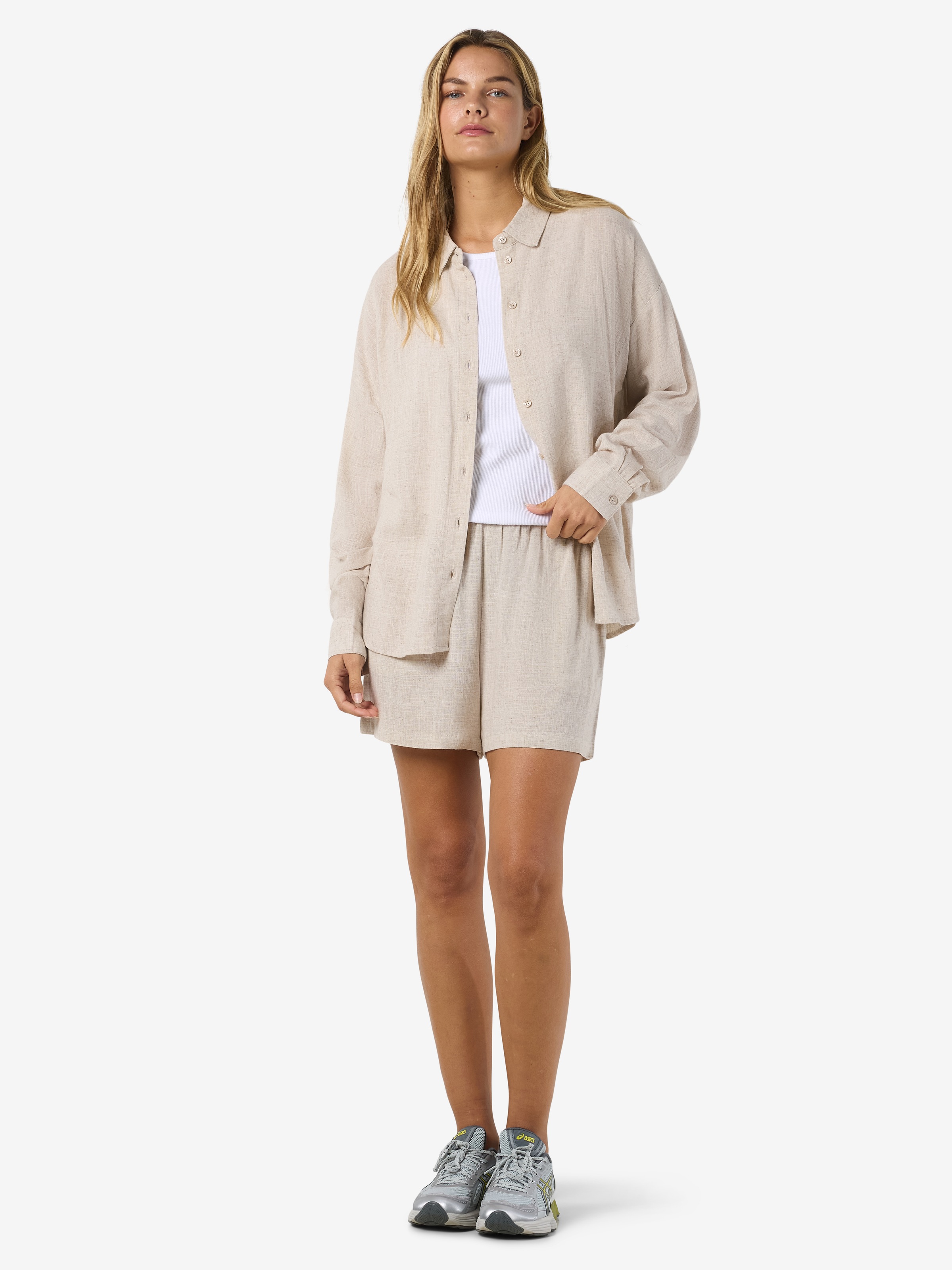 Thumbnail - Noisy may Langarmbluse "NMLEILANI L/S LOOSE SHIRT WVN NOOS"