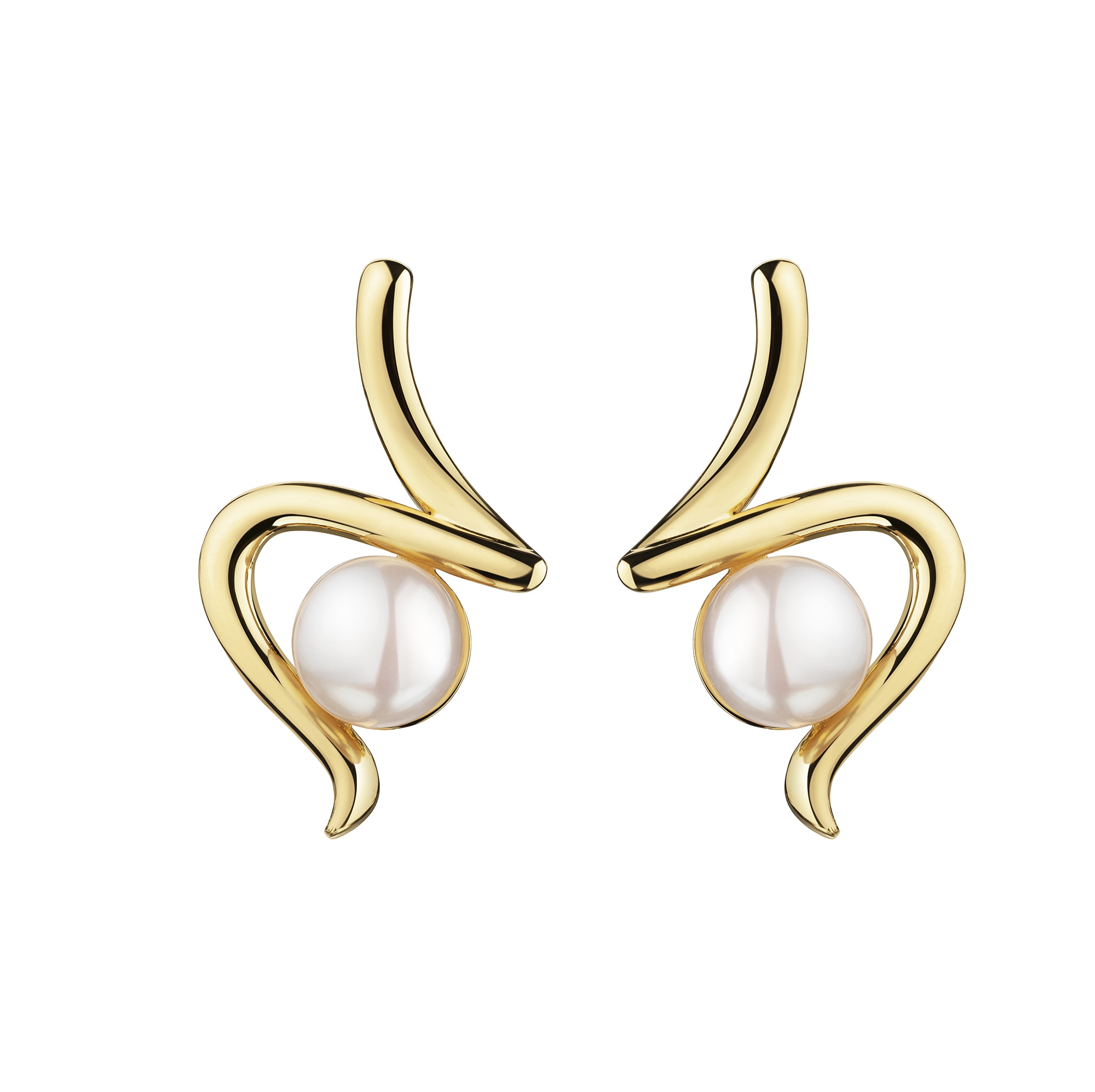 CELESTA Paar Ohrstecker »925 Sterling Silber vergoldet Perle«