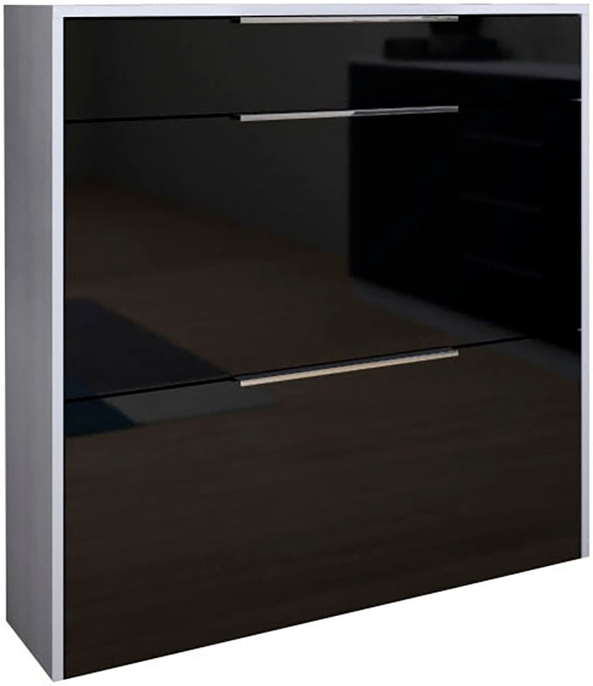 borchardt Möbel Schuhschrank "Oliva" Wandmontage, stehende Montage & Glasböden unter Mehr aus der Serie
