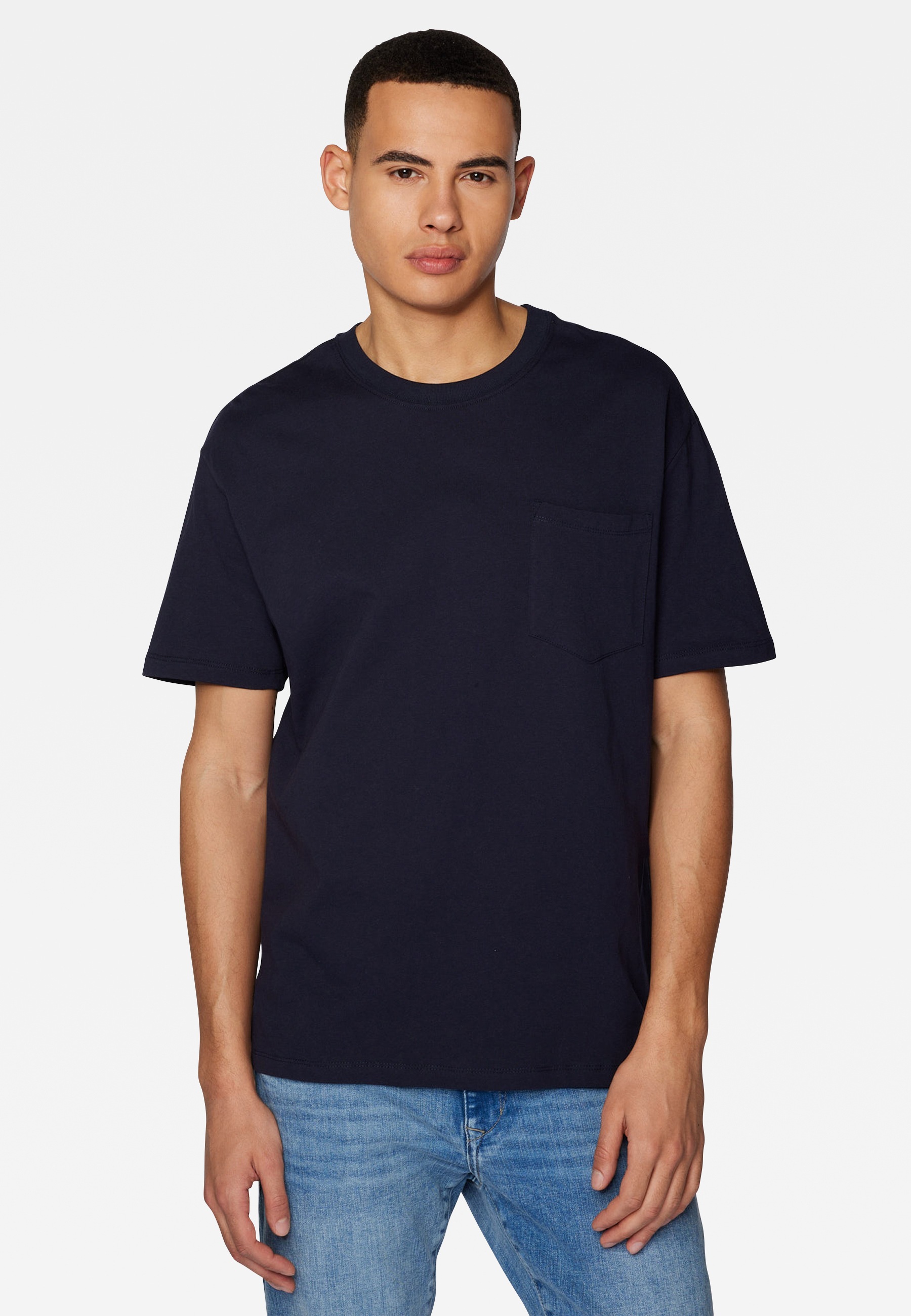 Mavi Rundhalsshirt »POCKET TEE« Basic Tee
