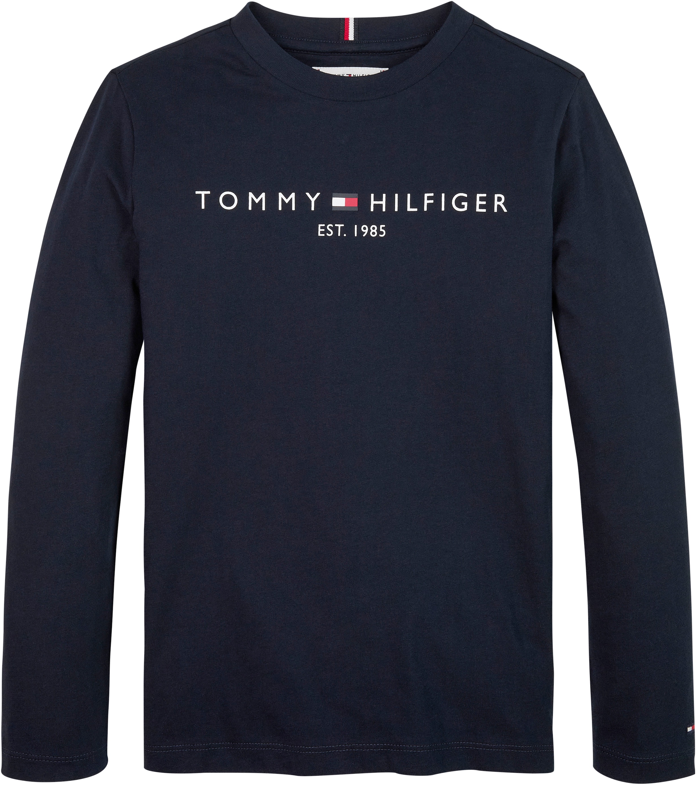 Tommy Hilfiger Langarmshirt »U ESSENTIAL TEE L/S«, mit Logodruck