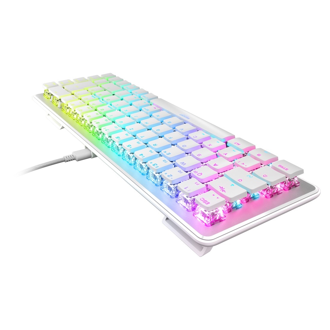 ROCCAT Gaming-Tastatur »Gaming-Tastatur "Vulcan II Mini", mechanische, lineare Tasten«, (ausklappbare Füße)