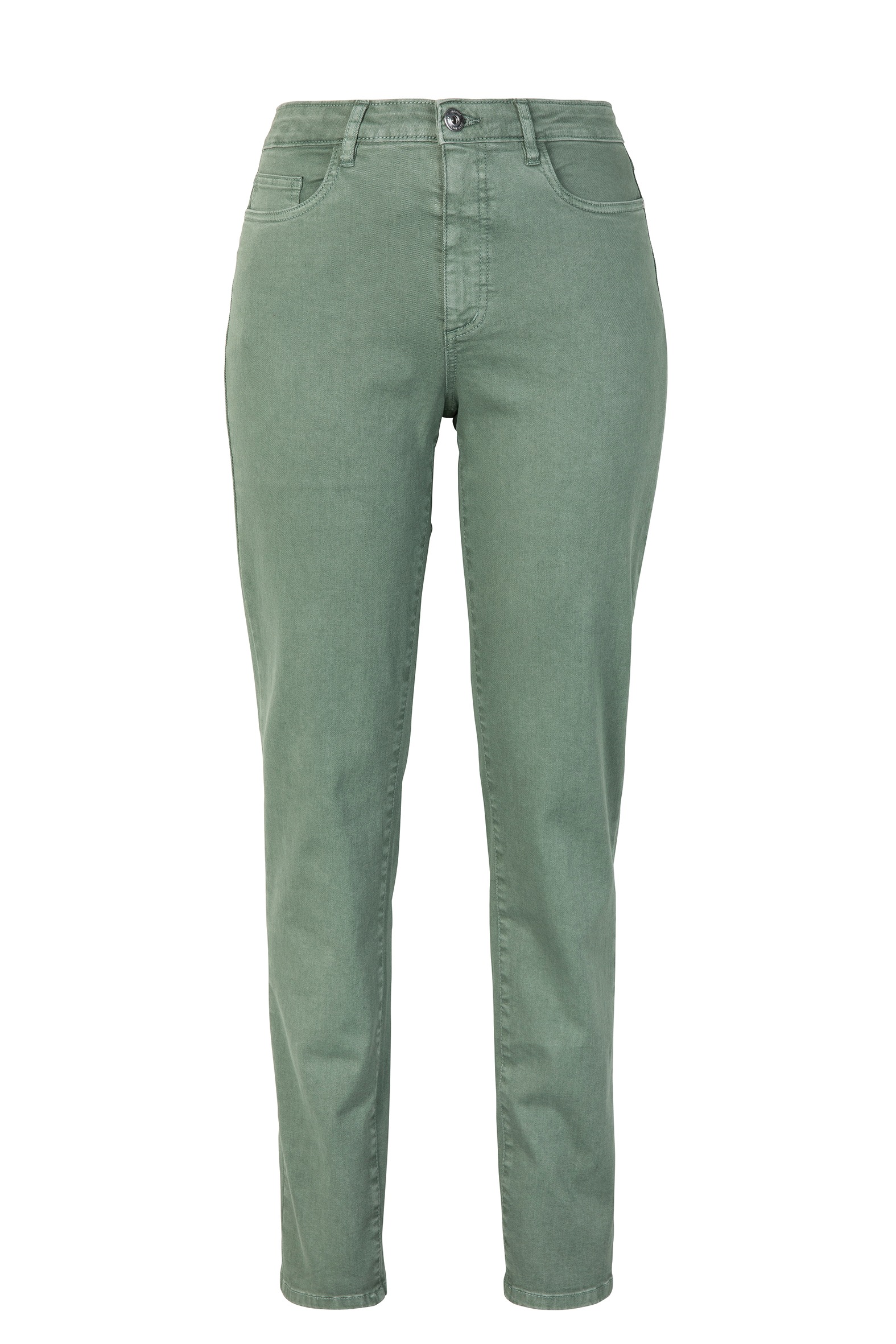 5-Pocket-Jeans STOOKER WOMEN "Nizza Denim Tapered Fit Jeans", Damen, Gr. 48, Länge 30, chinoise grün, Twill, 98% Baumwolle, 2% Elasthan, gerade, unten schmal lang, Jeans 5-Pocket-Jeans, Tapered Fit Casual Clean Wash Denim Jeans für Damen 3