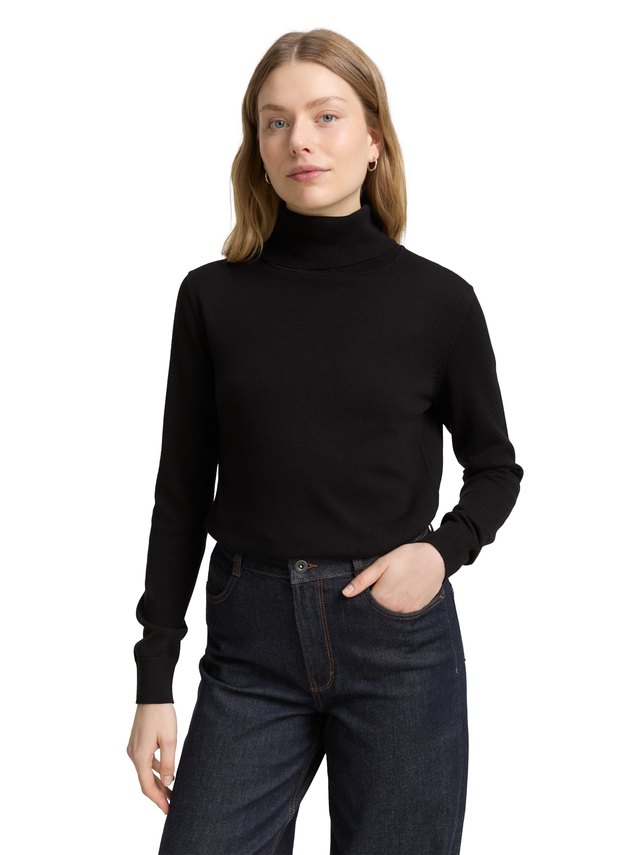 TOM TAILOR Rollkragenpullover, mit Rippbündchen günstig online kaufen