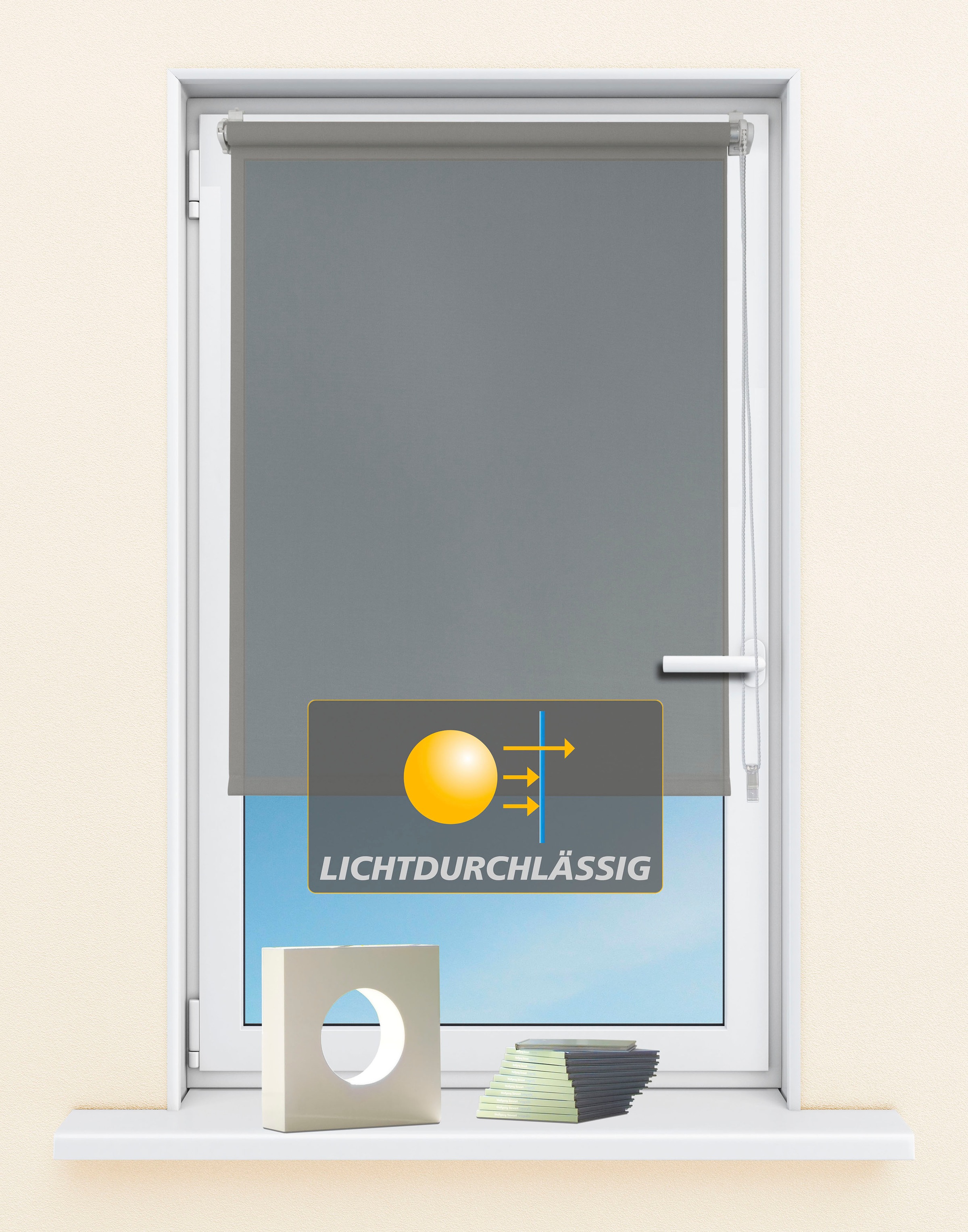 Kutti Seitenzugrollo "Seitenzugrollo Ida, Lichtschutz, Klemmfix, ohne Bohre günstig online kaufen