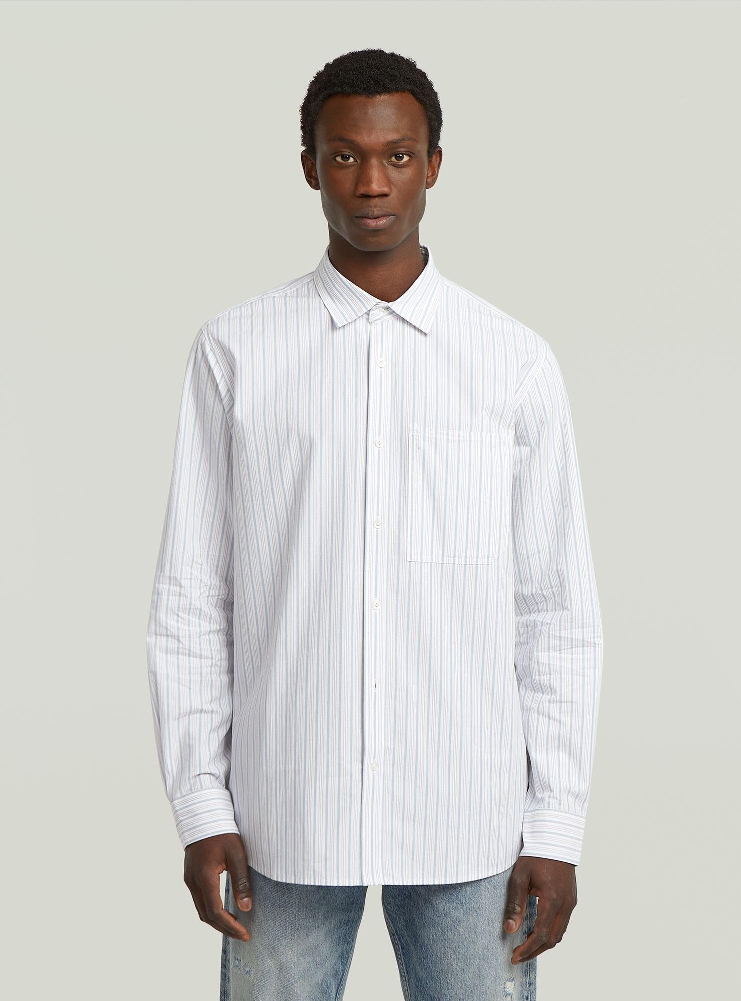 G-STAR Langarmshirt "One Pocket Regular Hemd" günstig online kaufen