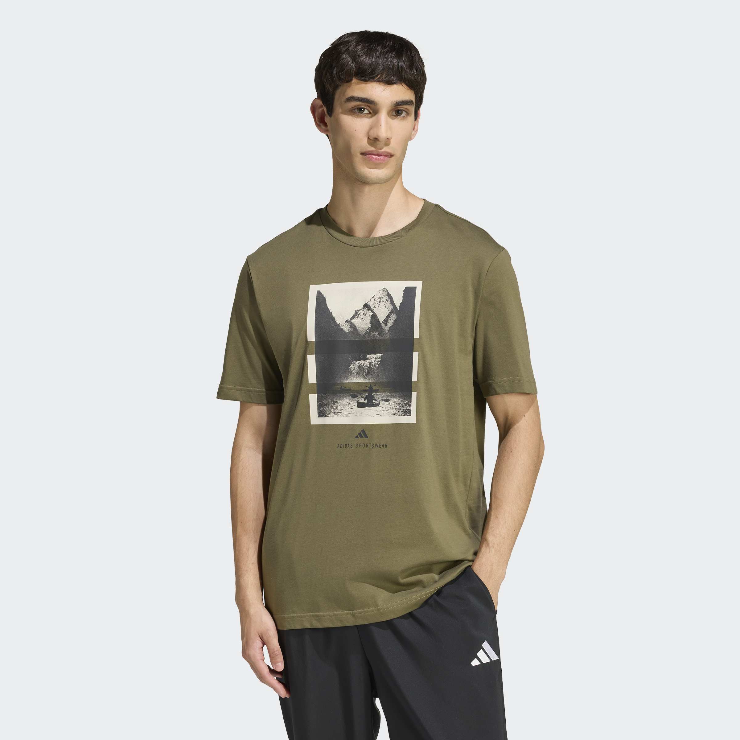 adidas Sportswear T-Shirt "OUTDOOR KAYAKING GRAPHIC" Print T-Shirt