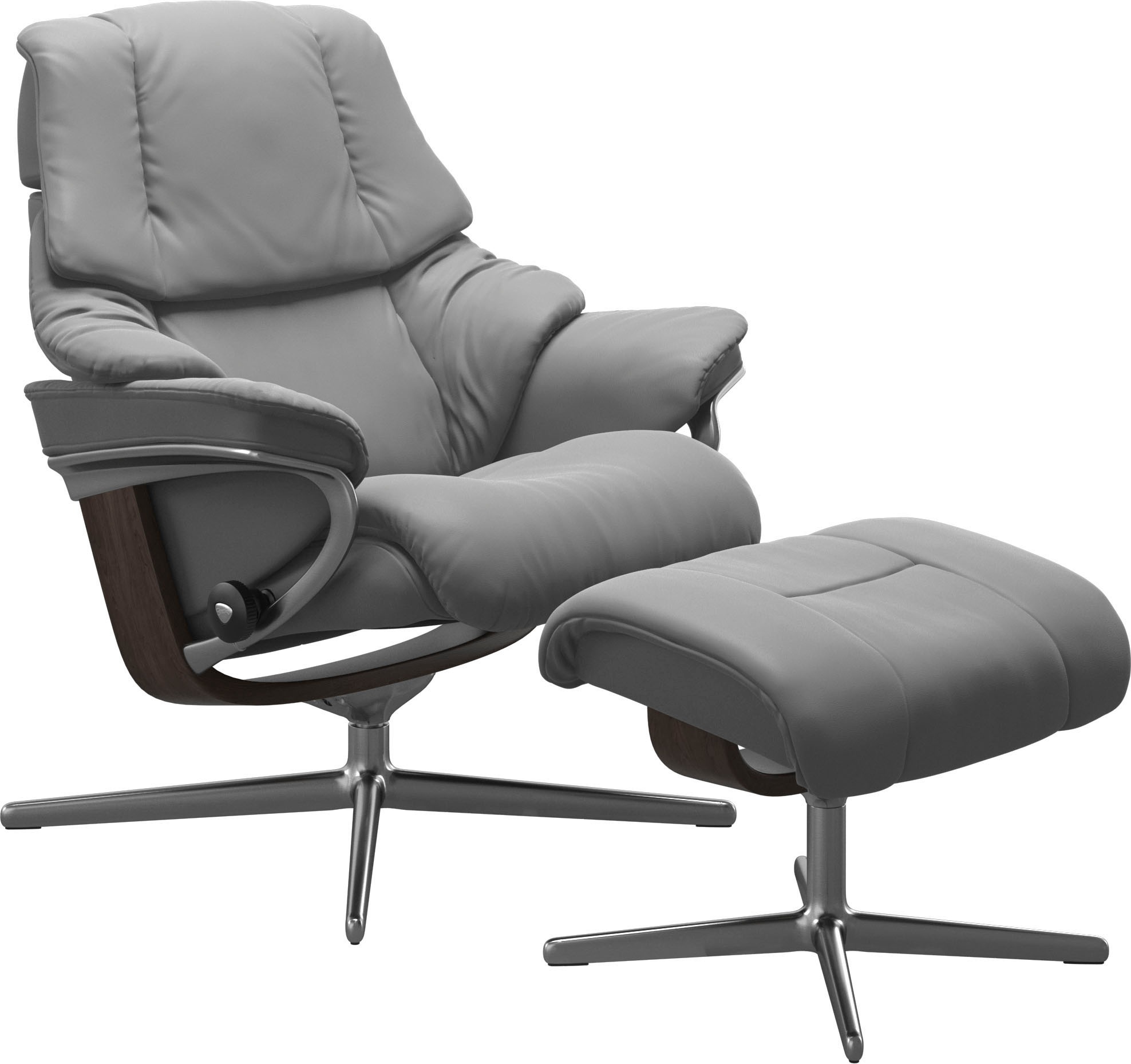 Stressless® Fußhocker »Reno«, mit Cross Base, Größe S, M & L, Holzakzent Wenge