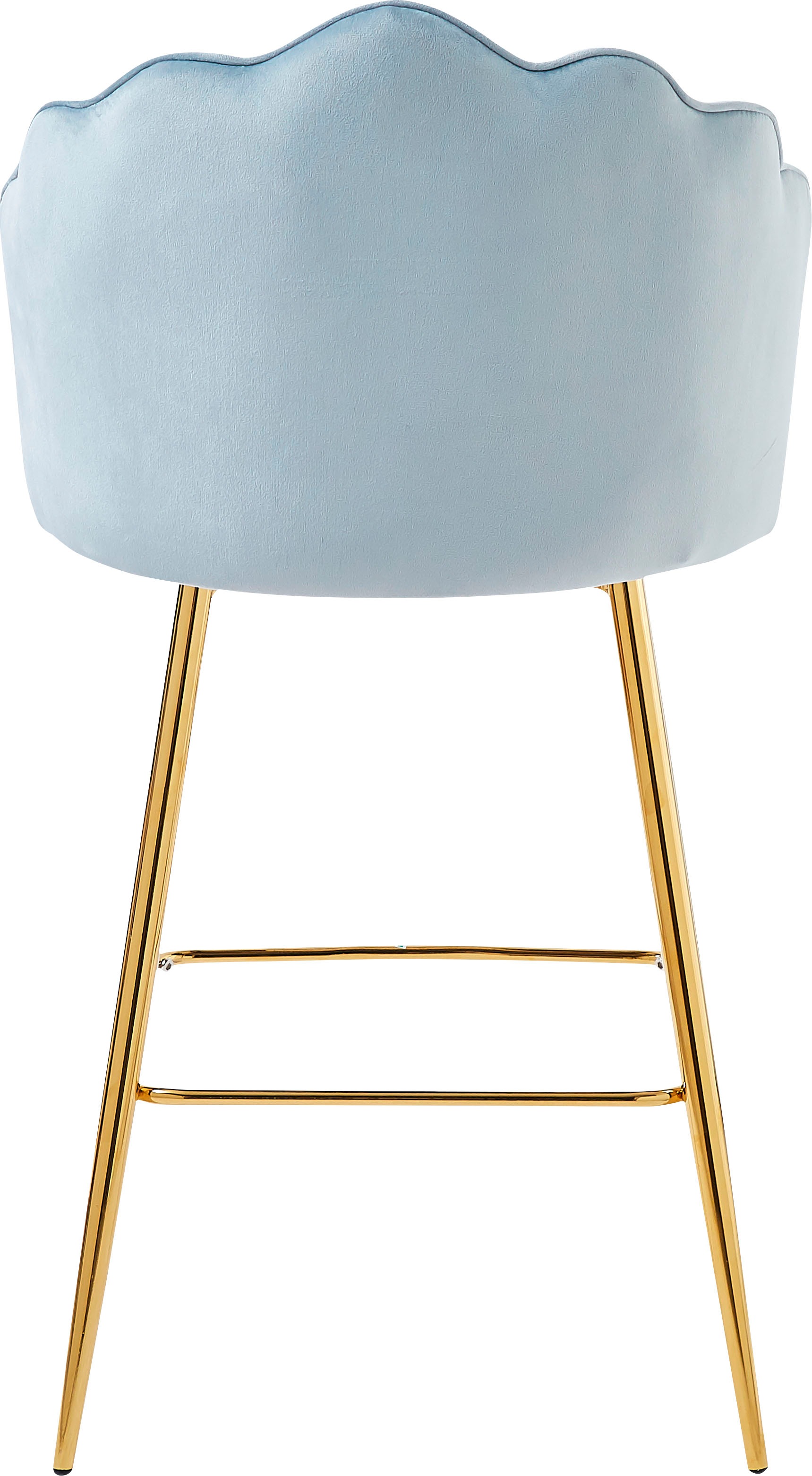 SalesFever Barhocker »Clam«, (Set, 2er Set), extravagantes Muscheldesign