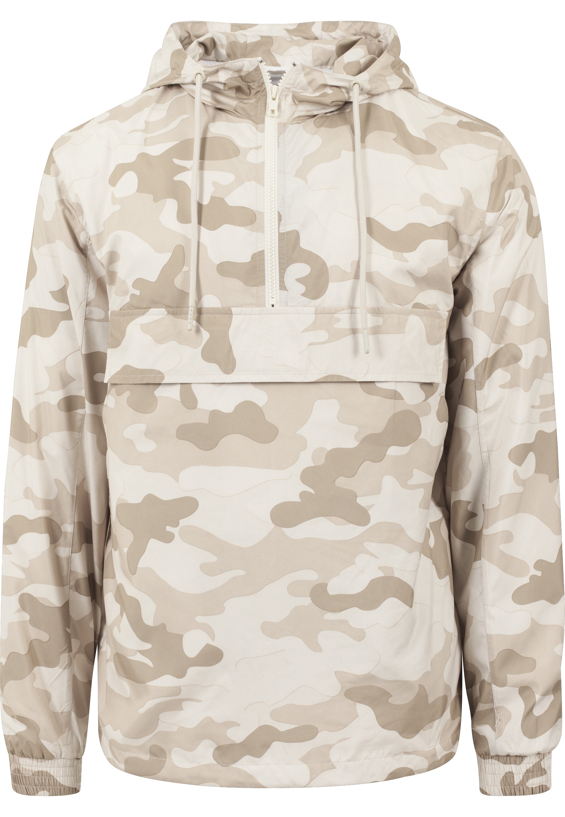 URBAN CLASSICS Anorak "Urban Classics Herren Camo Pull Over Windbreaker" 1 Stk. tlg. mit Kapuze