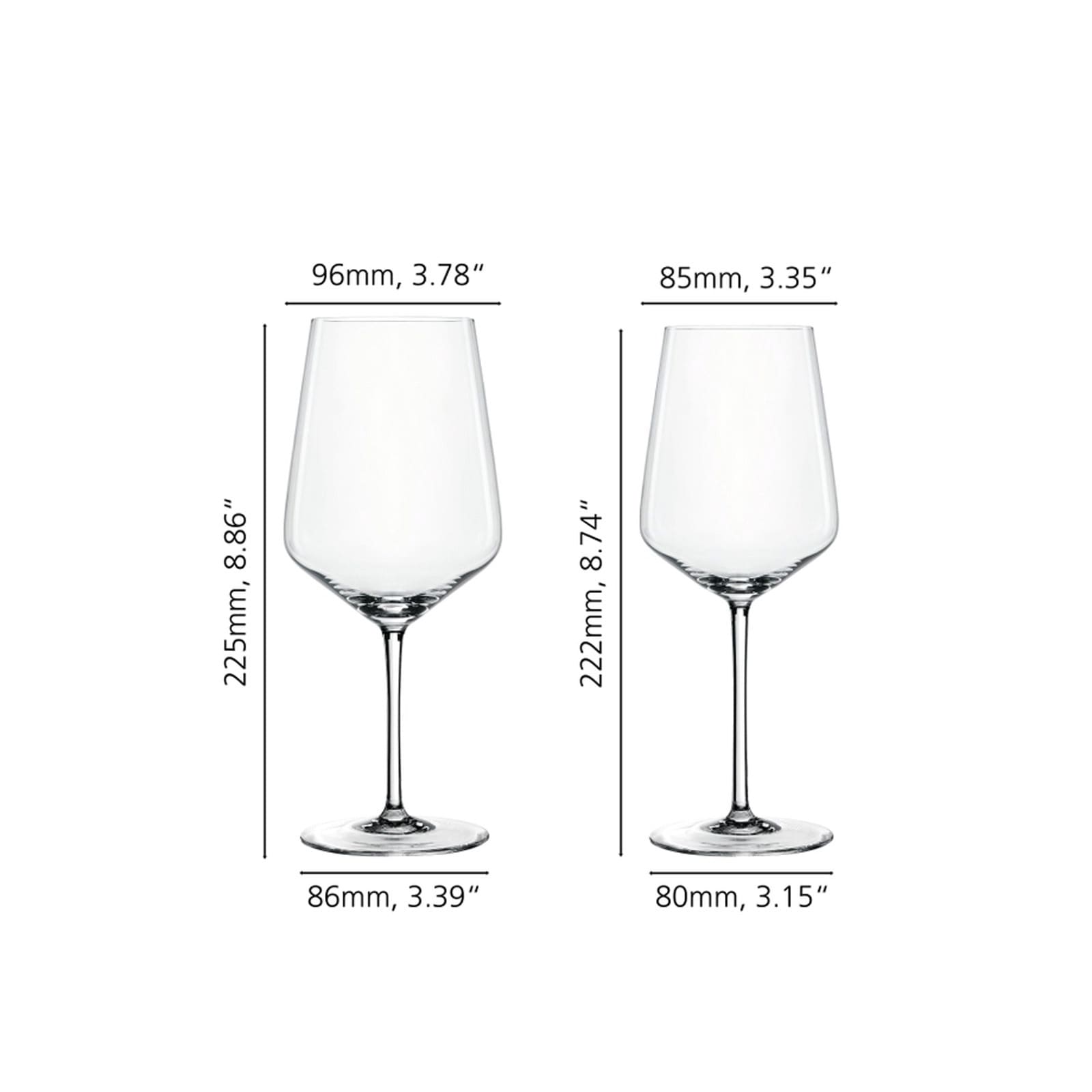 SPIEGELAU Weinglas »Rot- und Weißweingläser Style 12er Set transparent«