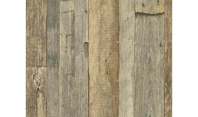 living walls Vliestapete »Best of Wood`n Stone 2nd Edition«, Holz, Holzplanken in... kaufen