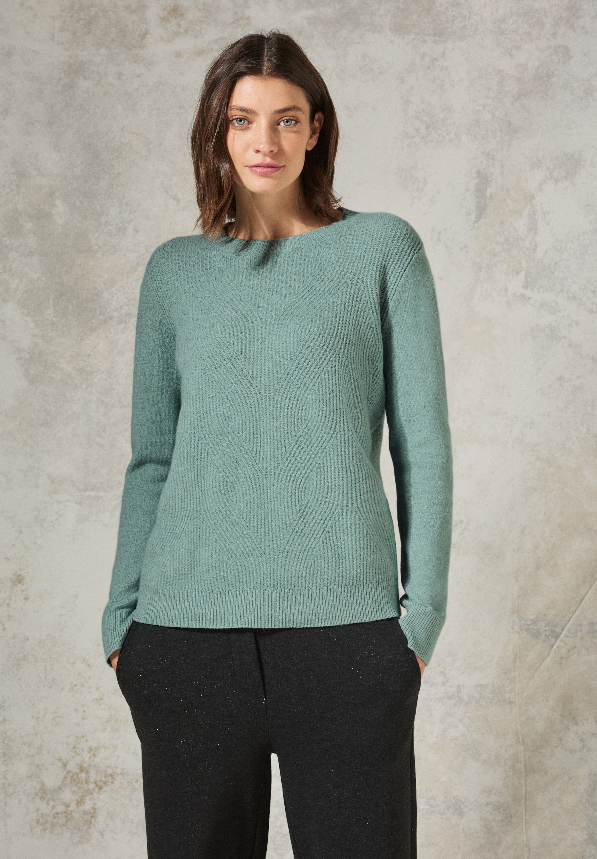 Cecil Strickpullover, aus Baumwolle mit Stretchanteil günstig online kaufen