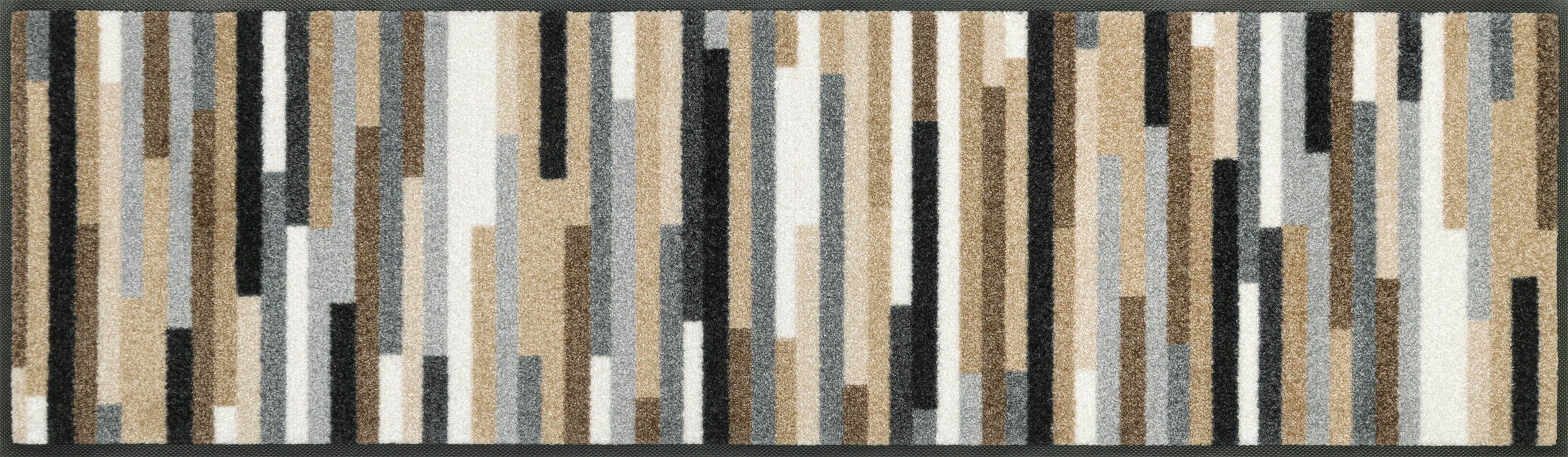 wash+dry by Kleen-Tex Läufer "Mikado Stripes" rechteckig 7 mm Höhe Schmutzfangläufer, modernes Streifen Design, rutschhemmend, waschbar