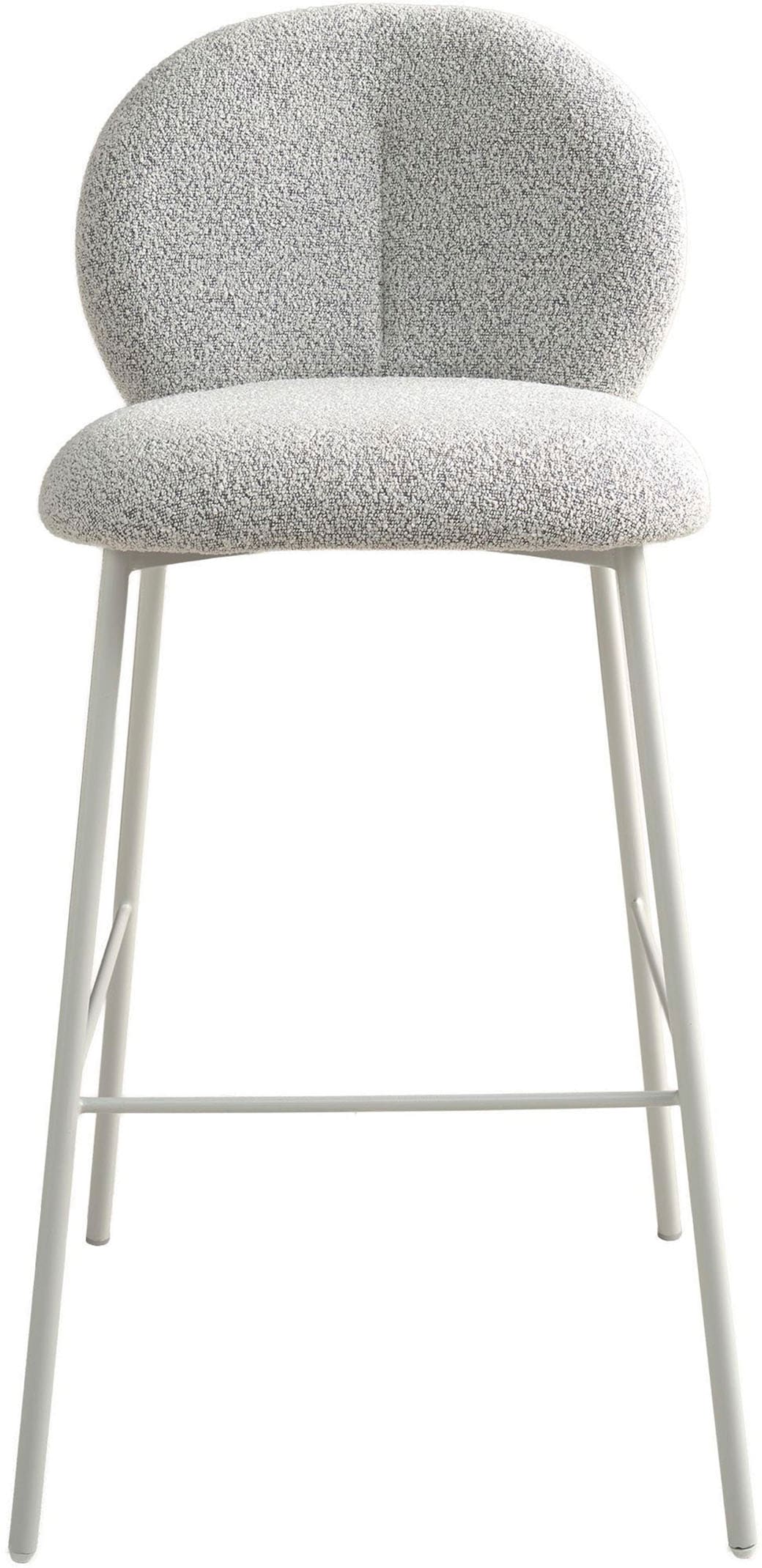 SCHÖNER WOHNEN-Kollektion 4-Fußstuhl »FORDE« (Set) 2 Stk.Bezug Bouclé, Untergestell Metall pulverbeschichtet