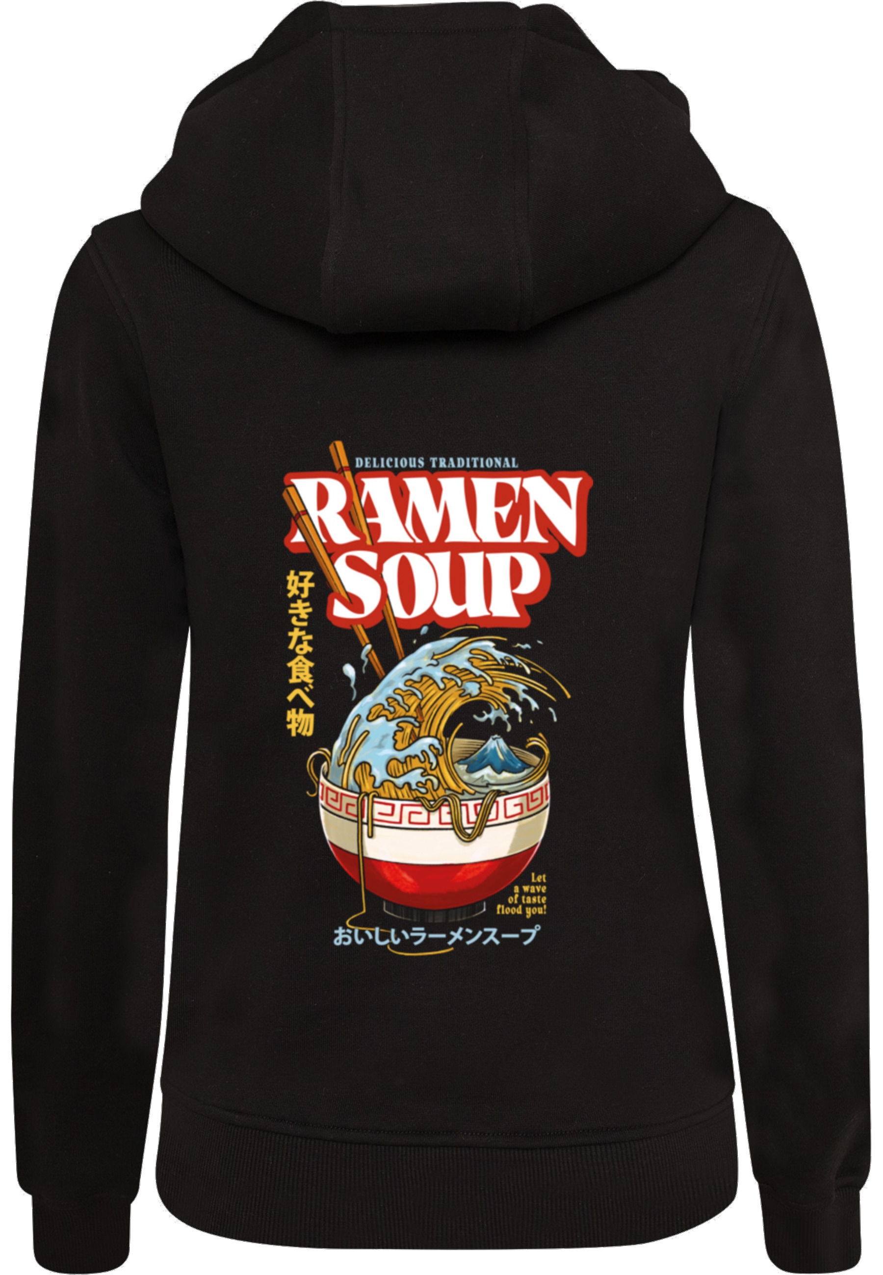 MisterTee Kapuzensweatshirt »MisterTee Damen Ladies Ramen Soup Hoody«
