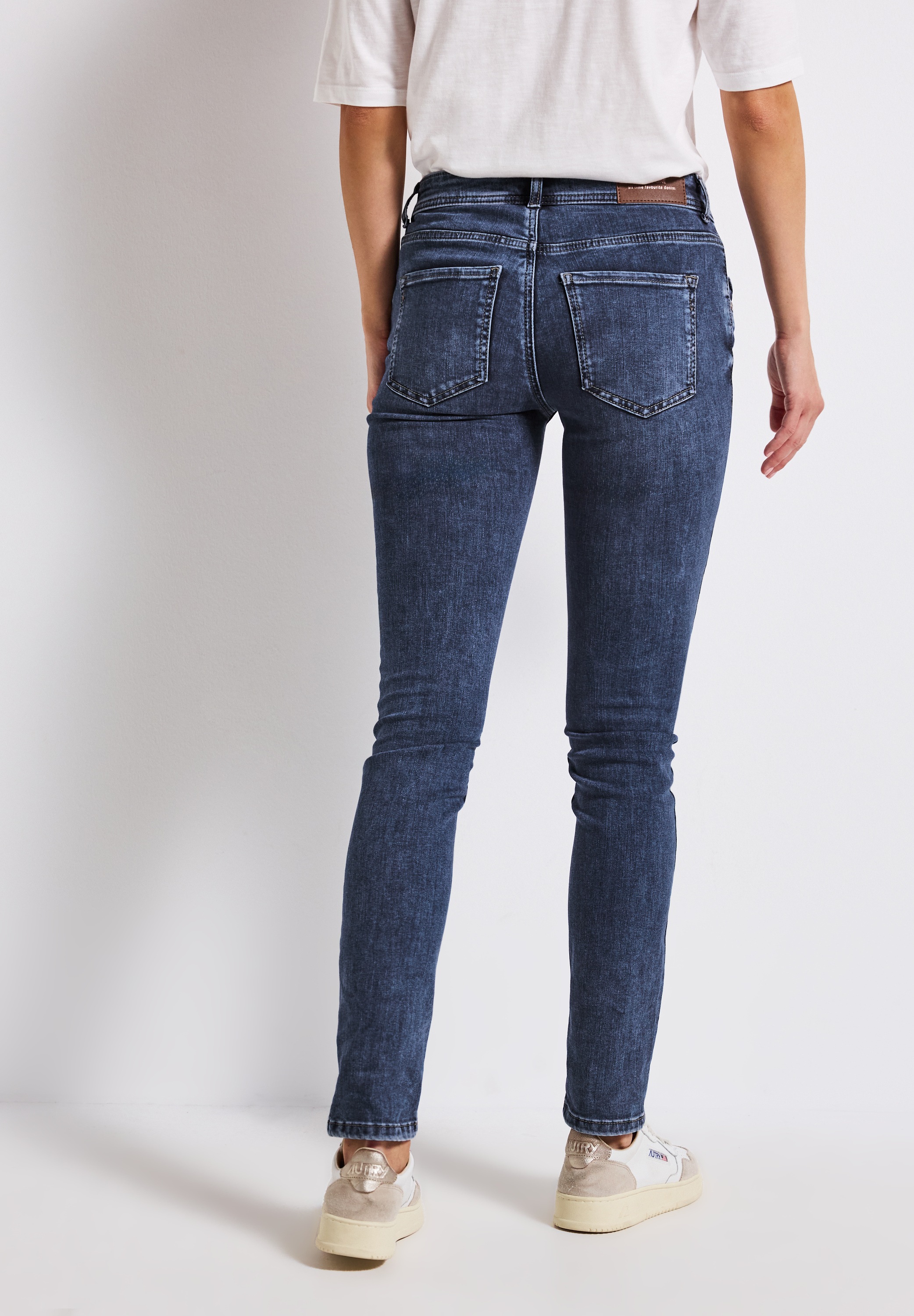 STREET ONE Slim-fit-Jeans, Middle Waist günstig online kaufen