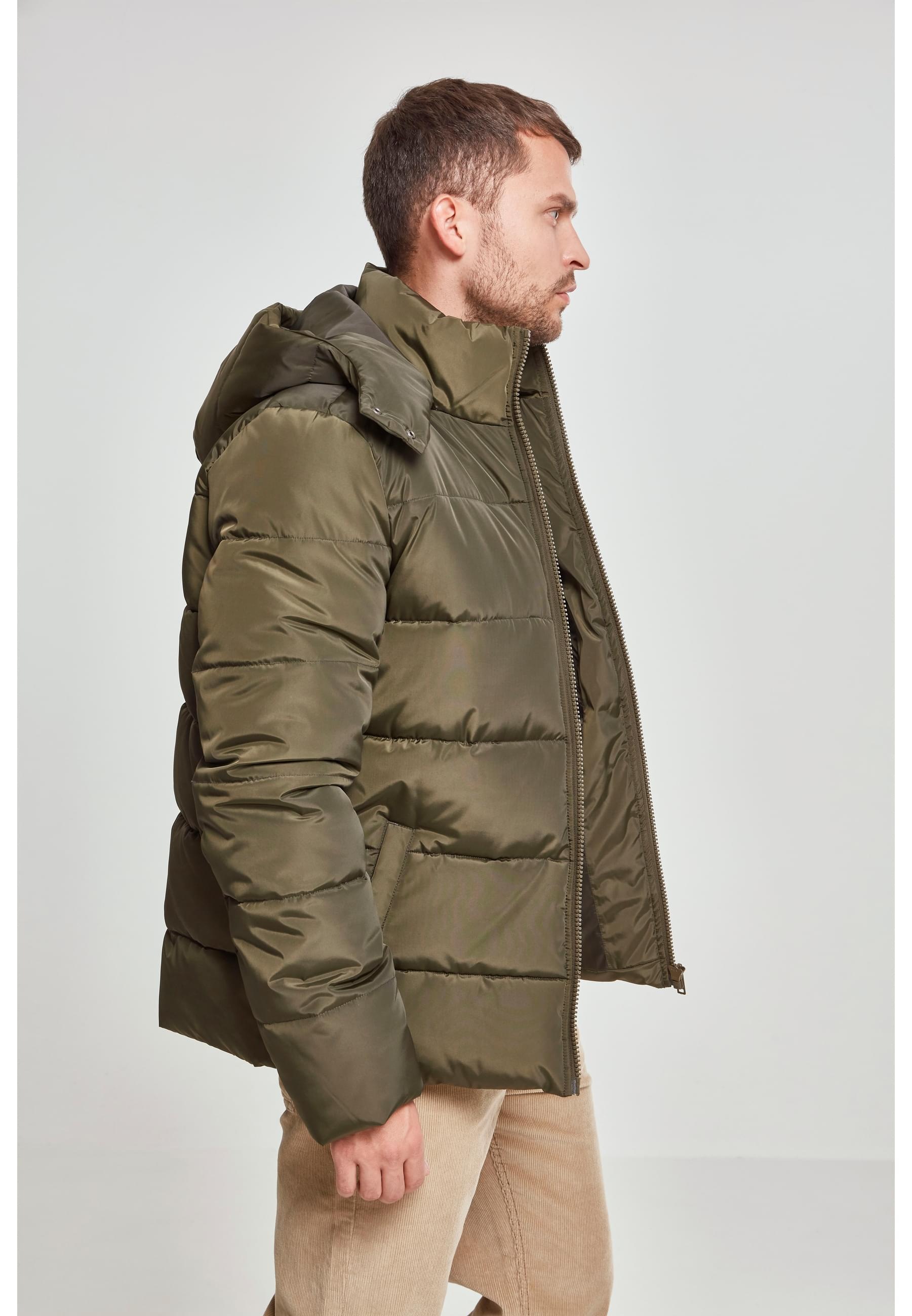 URBAN CLASSICS Allwetterjacke »Urban Classics Herren Hooded Puffer Jacket«, (1 St.), mit Kapuze
