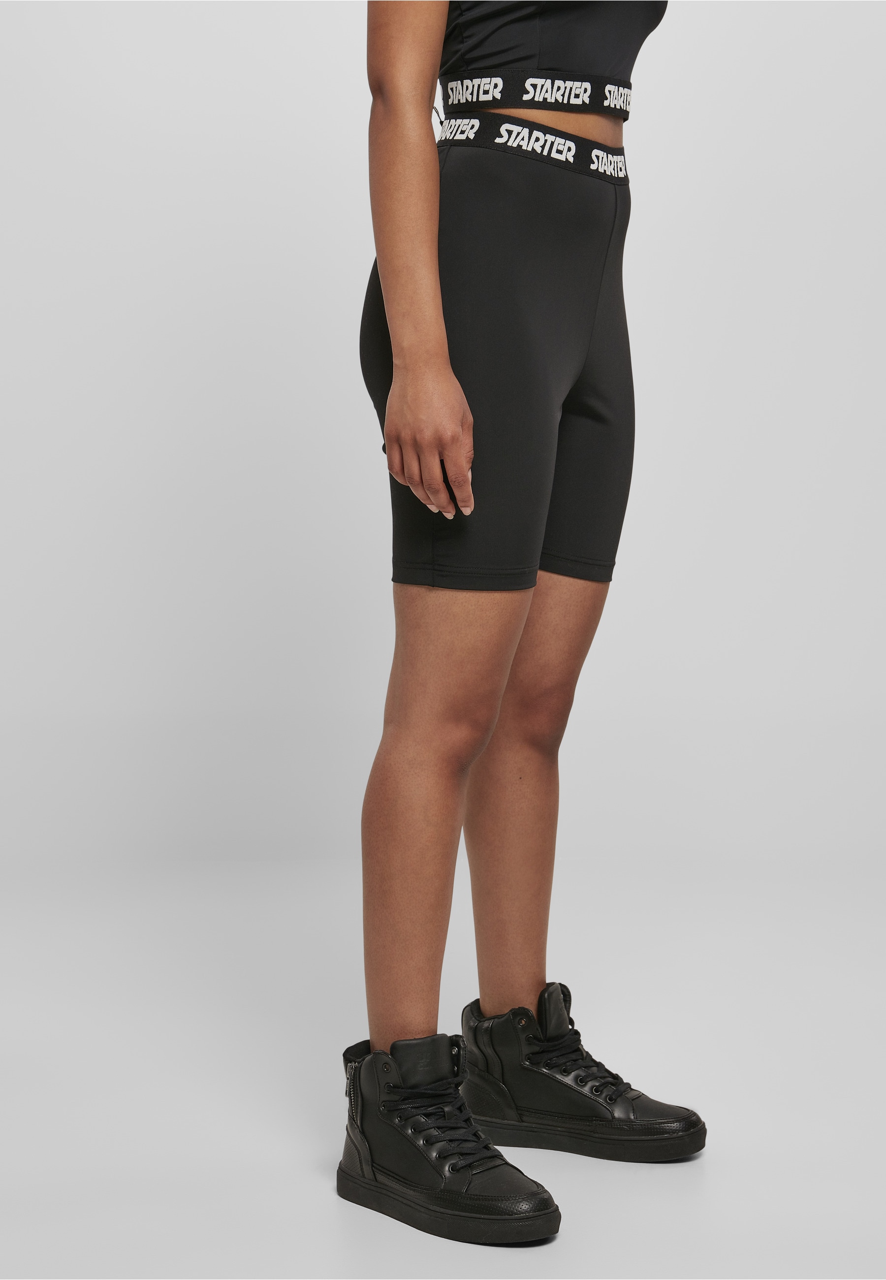 Starter Black Label Shorts »Starter Black Label Damen Ladies Starter Logo Tape Cycle Shorts«