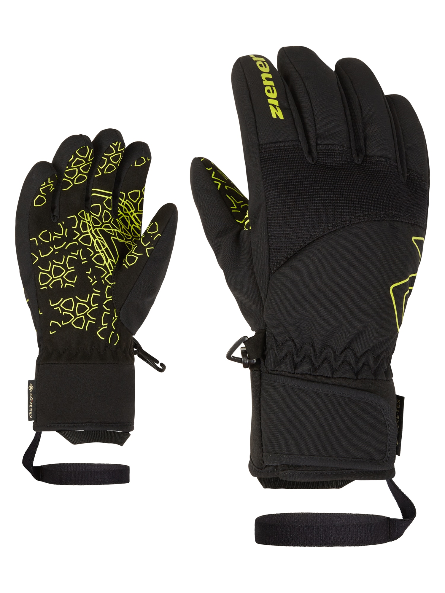 ZIENER Kinder Skihandschuhe "LOTAR-Z GTX PR glove"schwarz, Gr. 5, Materialmix, Handschuhe