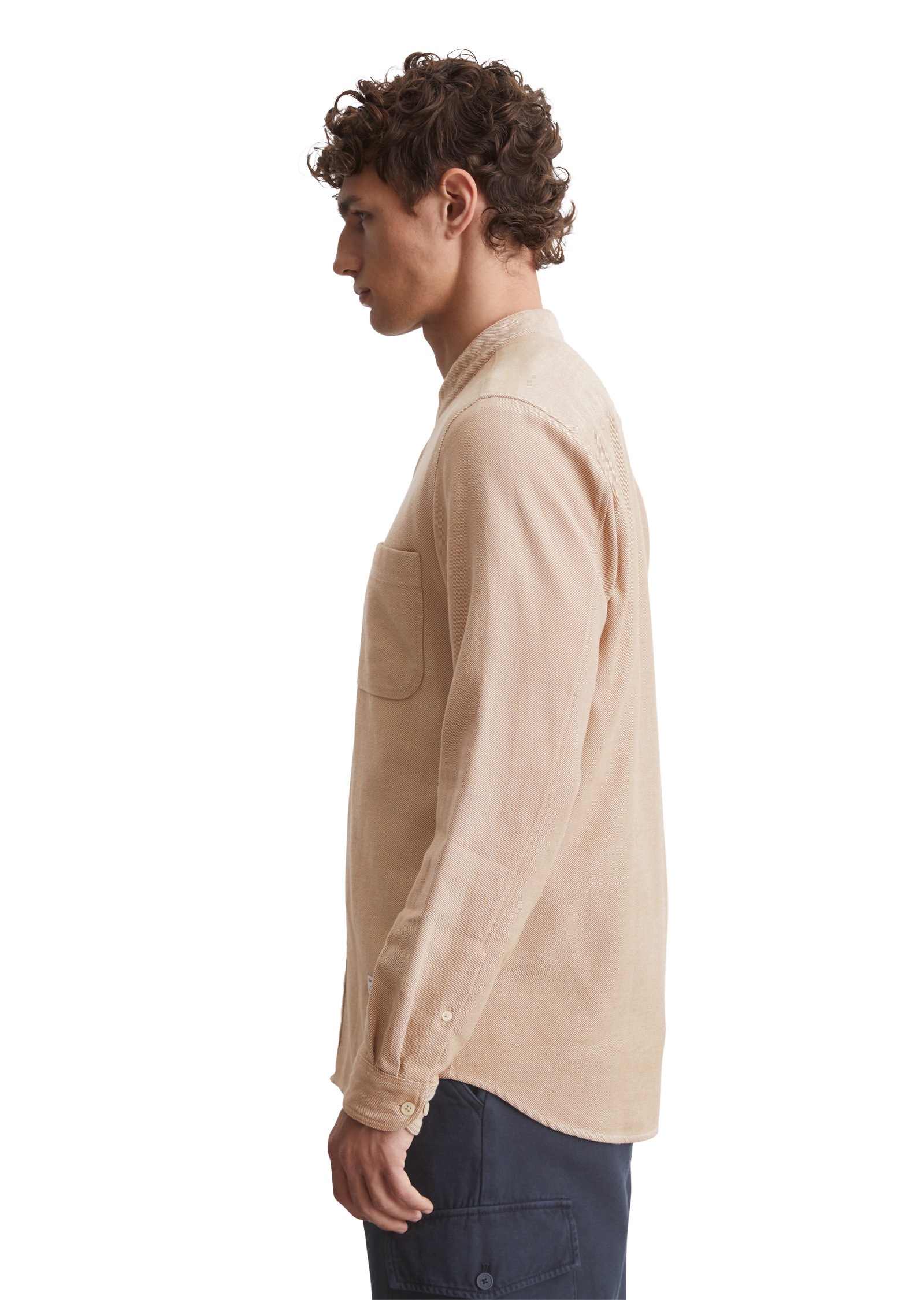 Marc O'Polo DENIM Langarmhemd »aus weichem Bio-Baumwoll-Twill«