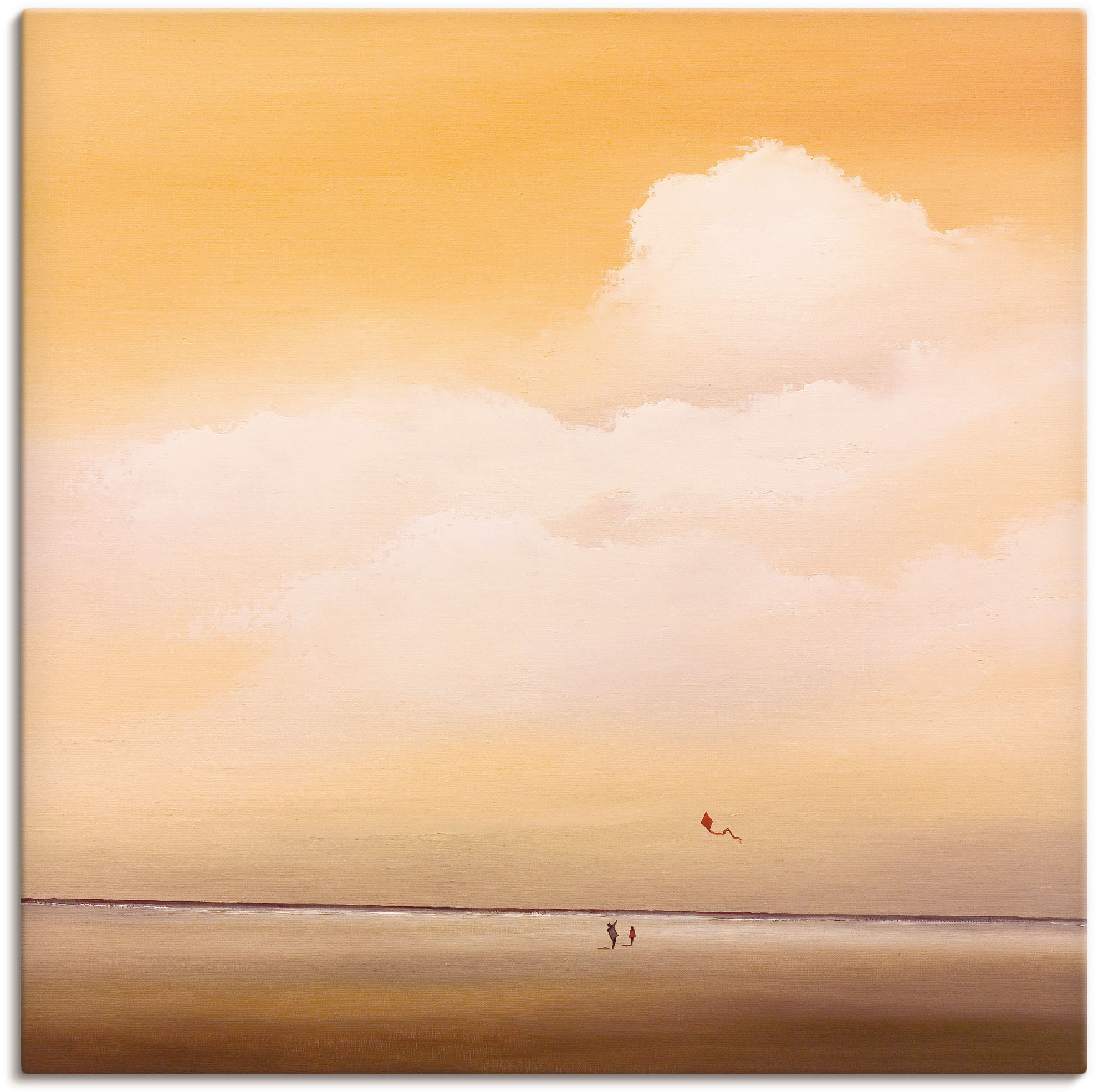 Artland Leinwandbild "Höhenflug" Himmel 1 Stk. tlg. auf Holzrahmen gespannt