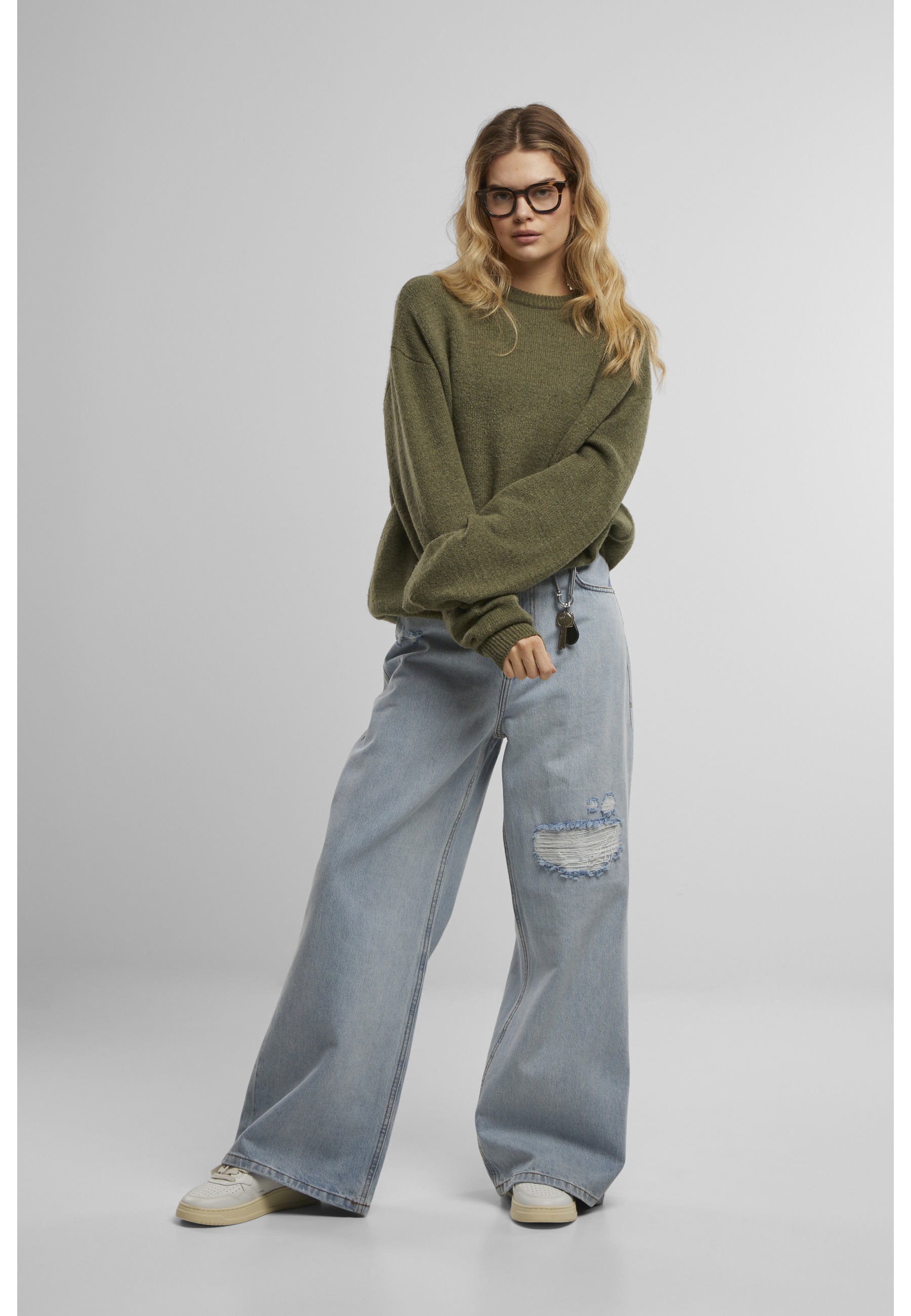 2Y Studios Diala Wide Baggy Jeans Lightblue 29 8