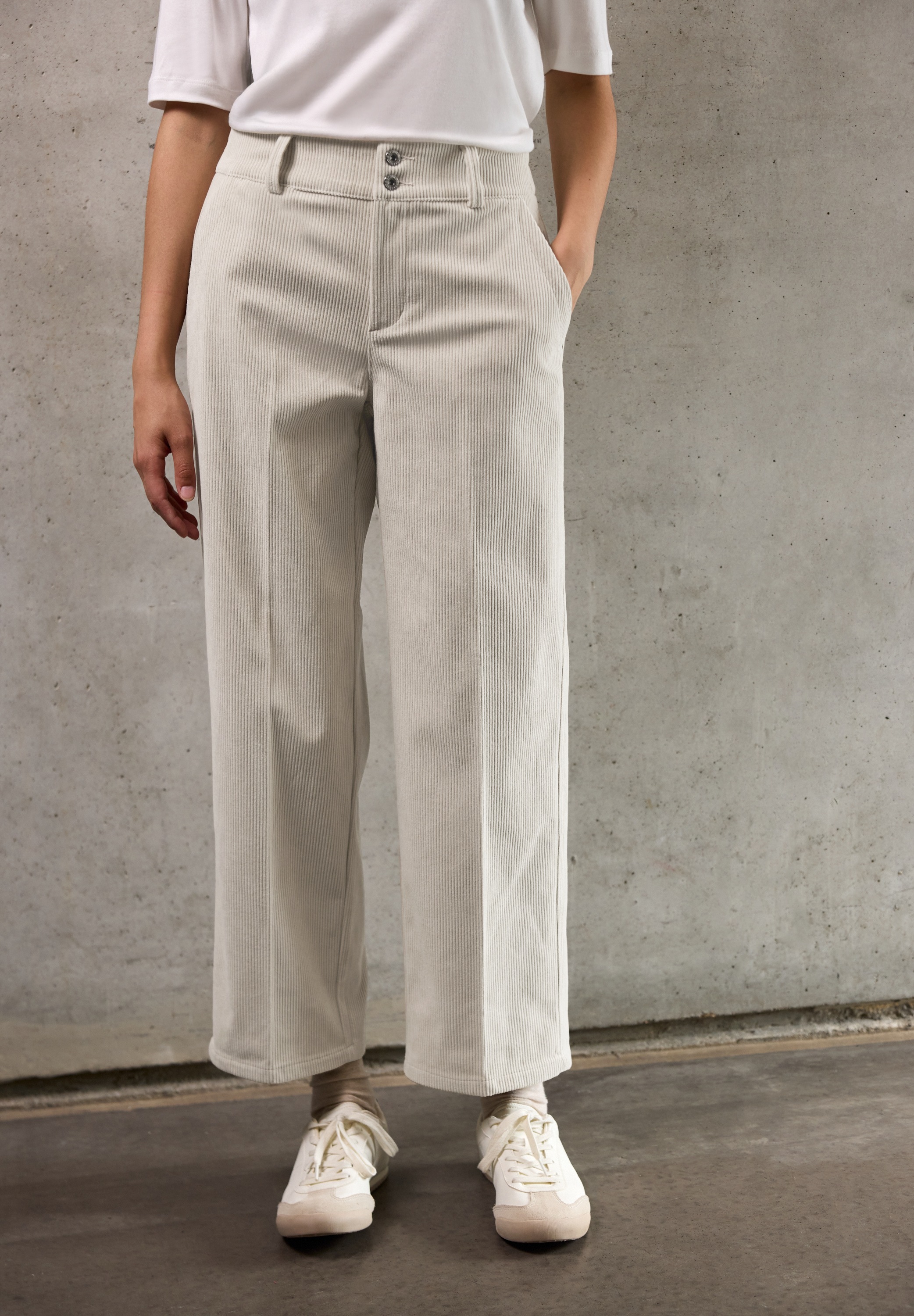 STREET ONE STUDIO Stoffhose  High Waist