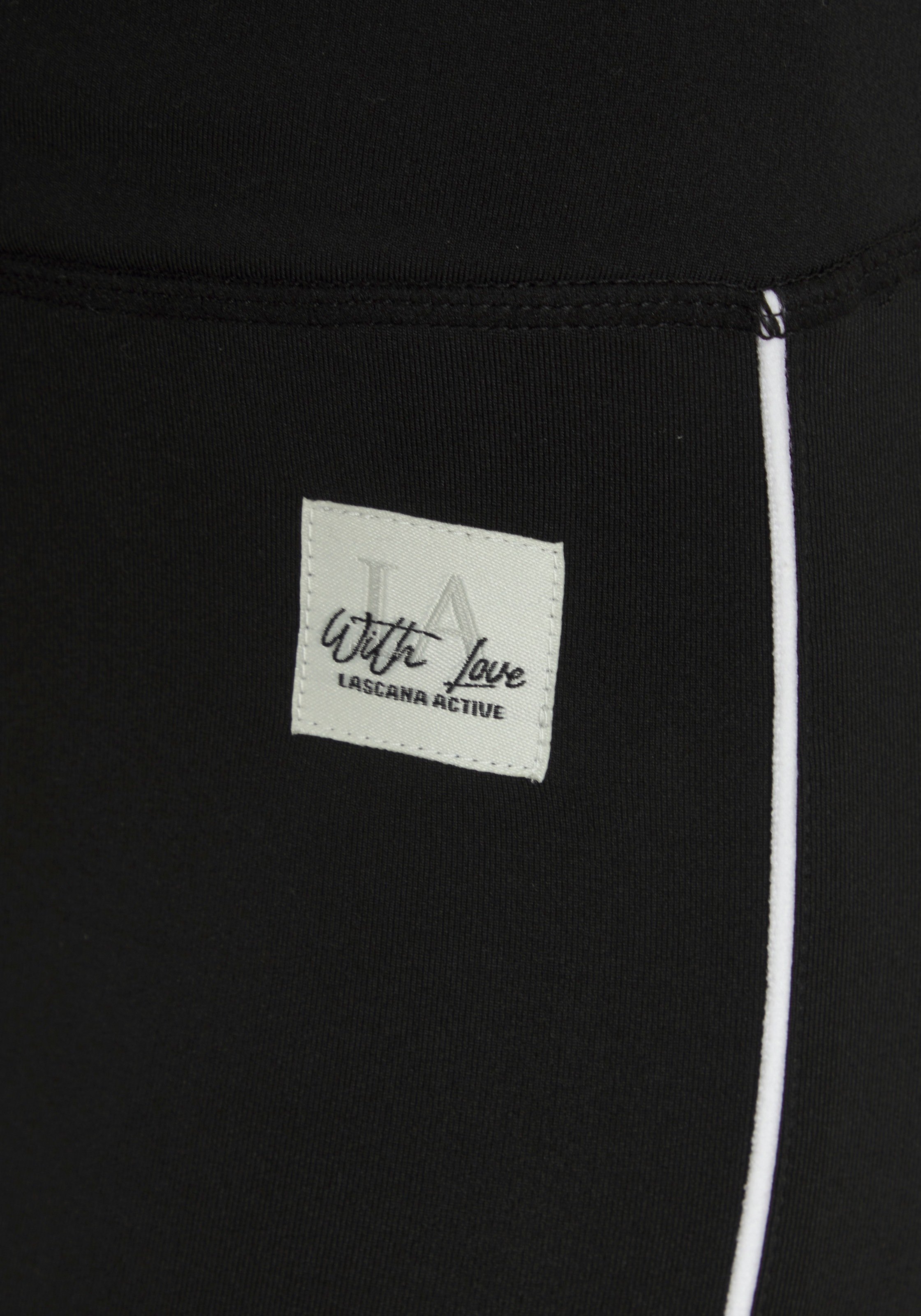 Vivance Active by Lascana Caprileggings  mit weißen Pipings