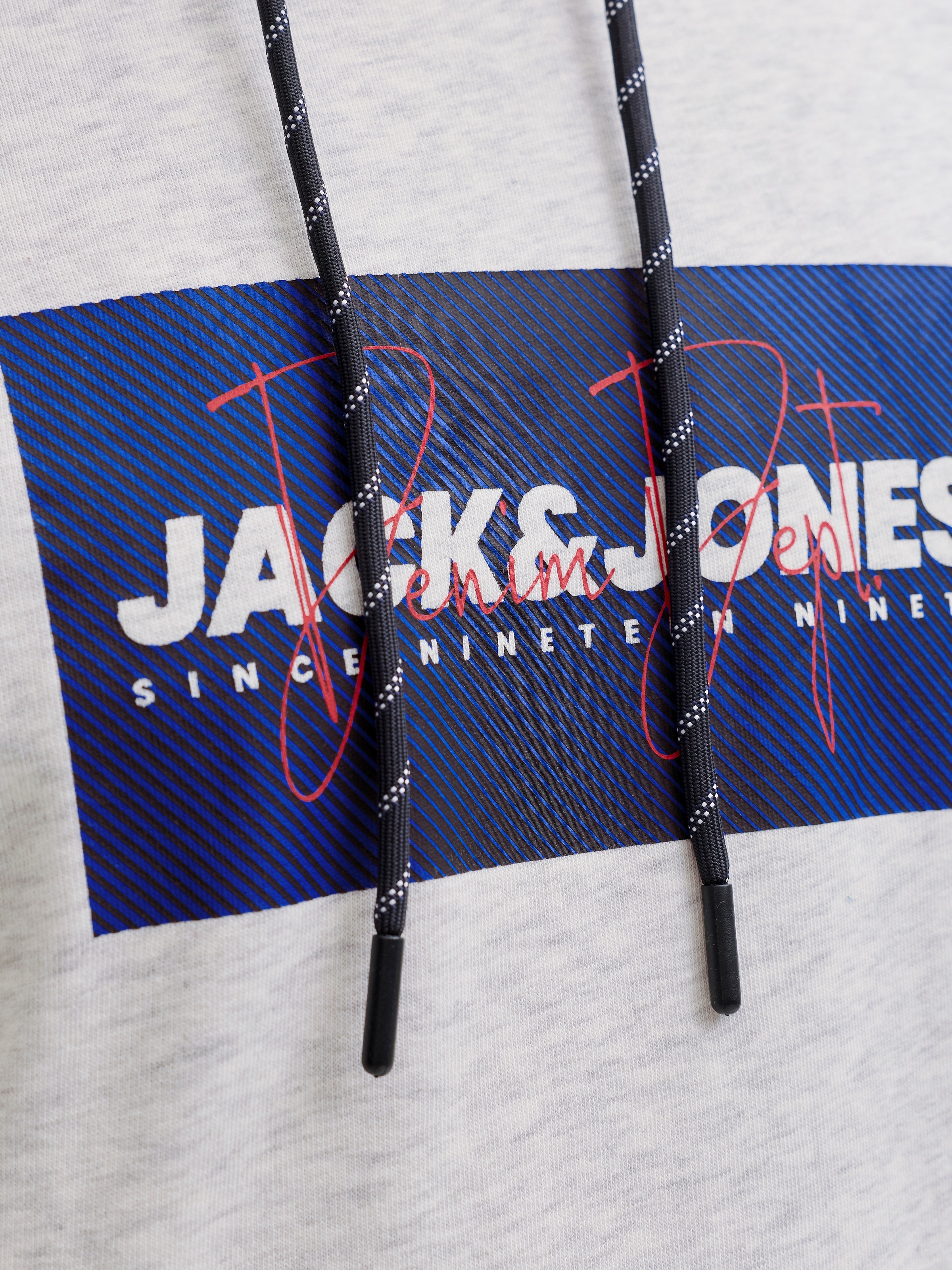 Jack & Jones Kapuzensweatshirt »JJCOLE PRINT SWEAT HOOD UNB«
